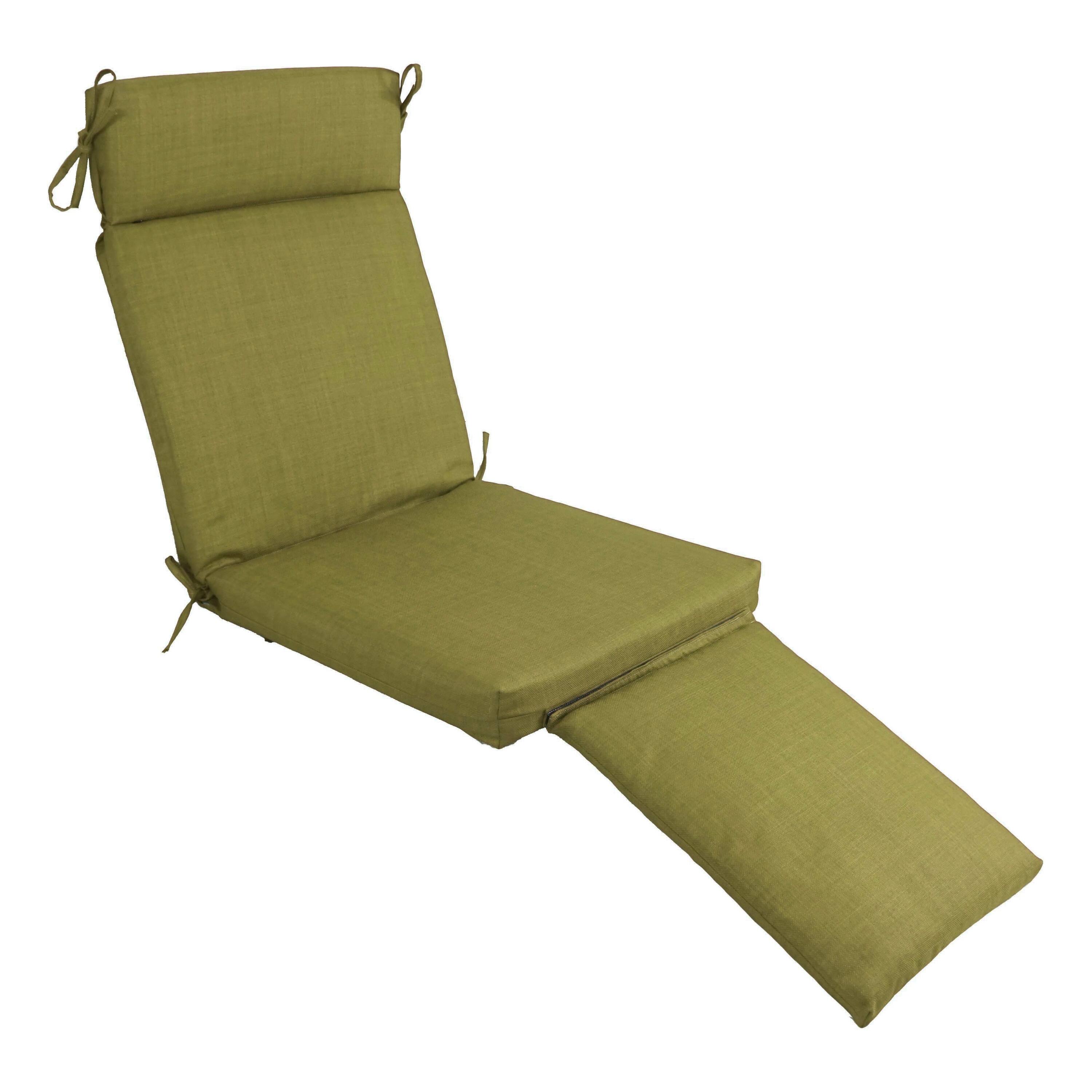 21-inch by 69-inch Outdoor Steamer Deck Lounger Cushion