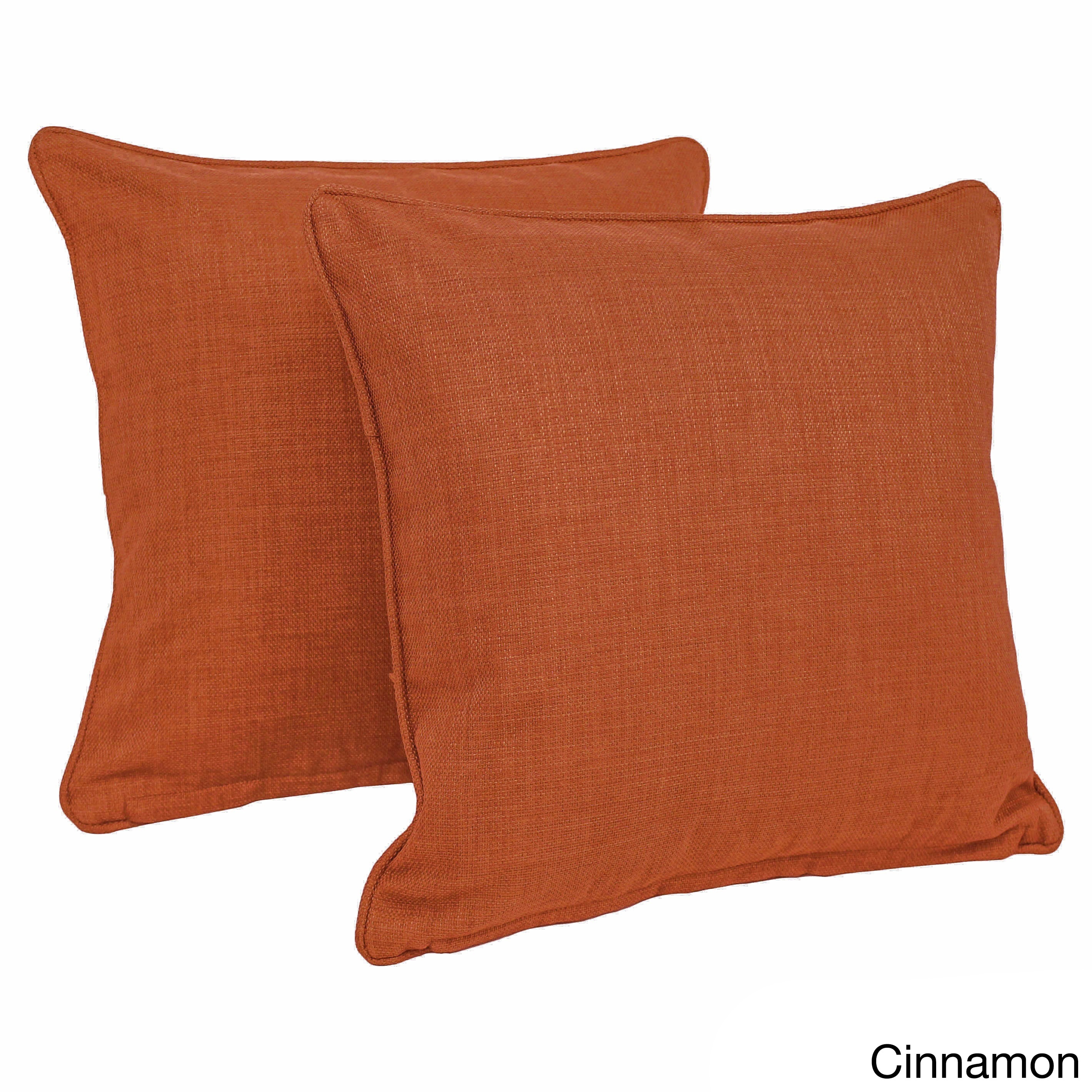 Blazing Needles 17-inch All-Weather Throw Pillow (Set of 2)