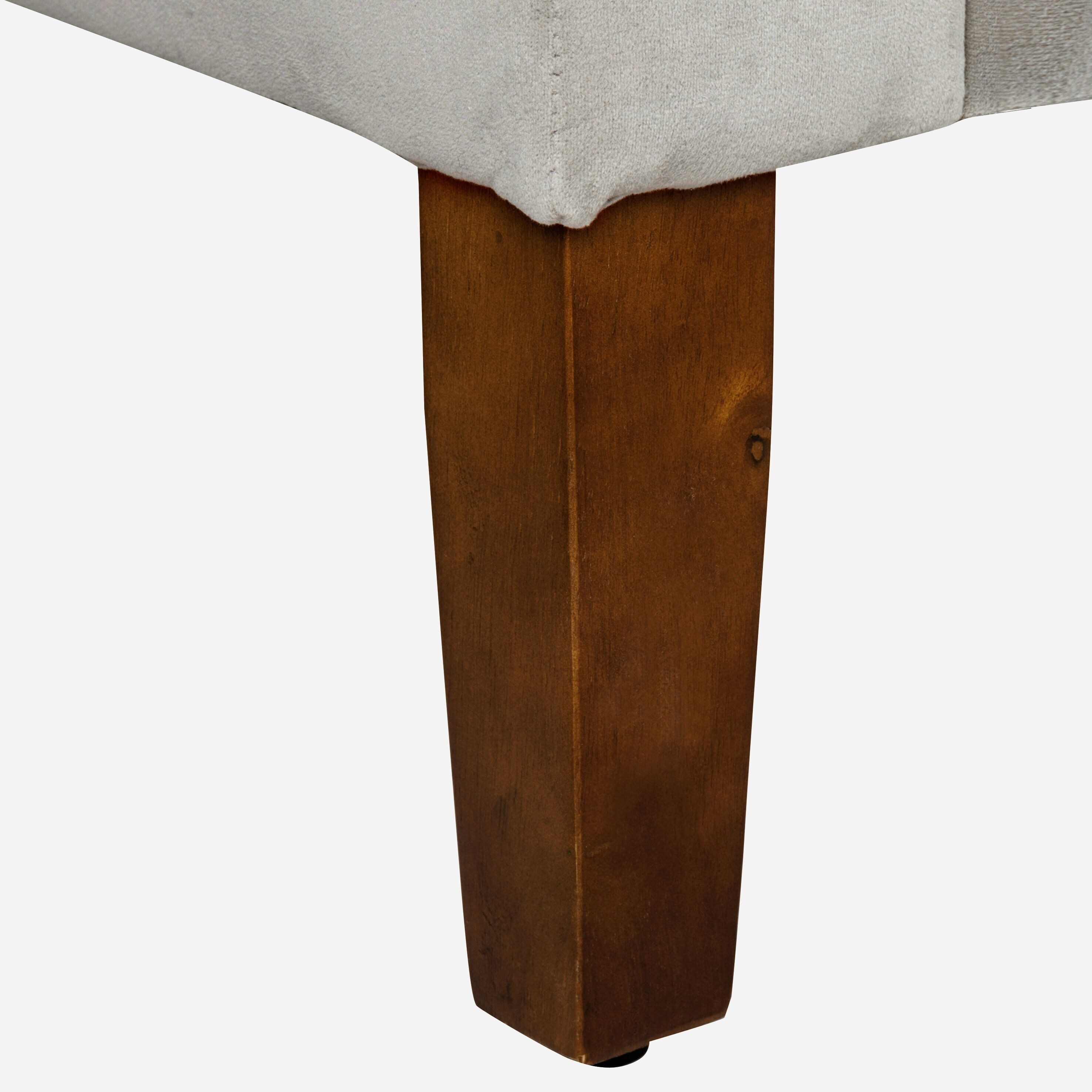 Copper Grove ArumDove Grey Velvet Settee-style Storage Bench