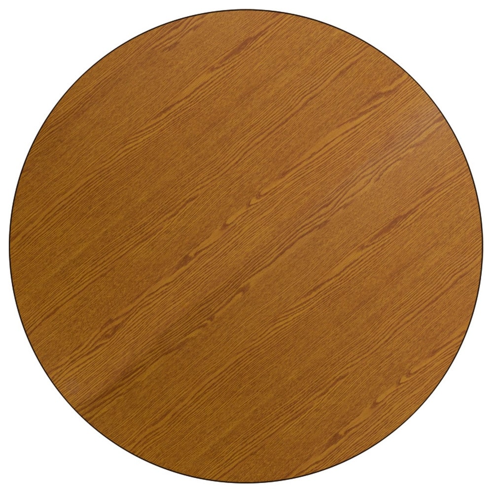 48'' Round Thermal Laminate Activity Table - Adjustable Legs