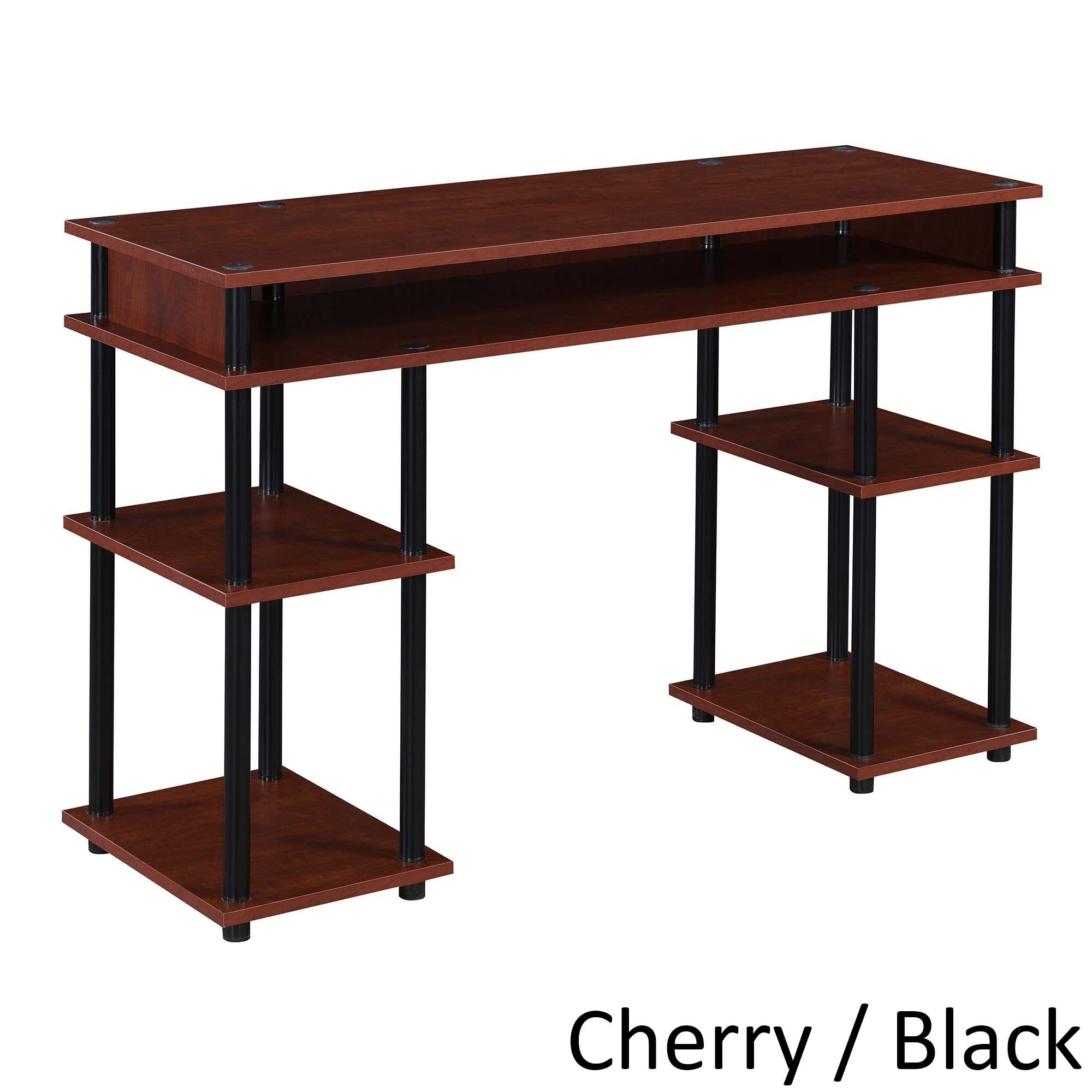 Porch & Den Japonica No Tools Student Desk with Shelves