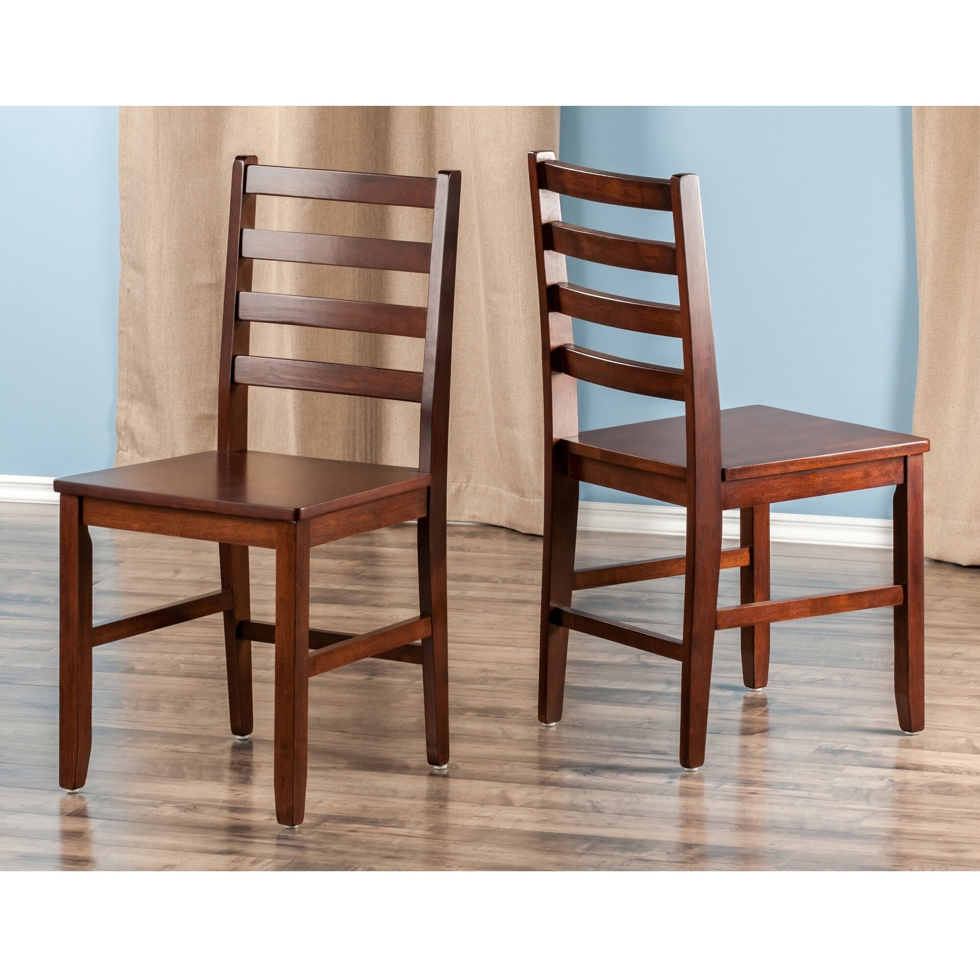 Hamilton 5-Pc Drop Leaf Dining Table with 4 Ladder Back Chairs