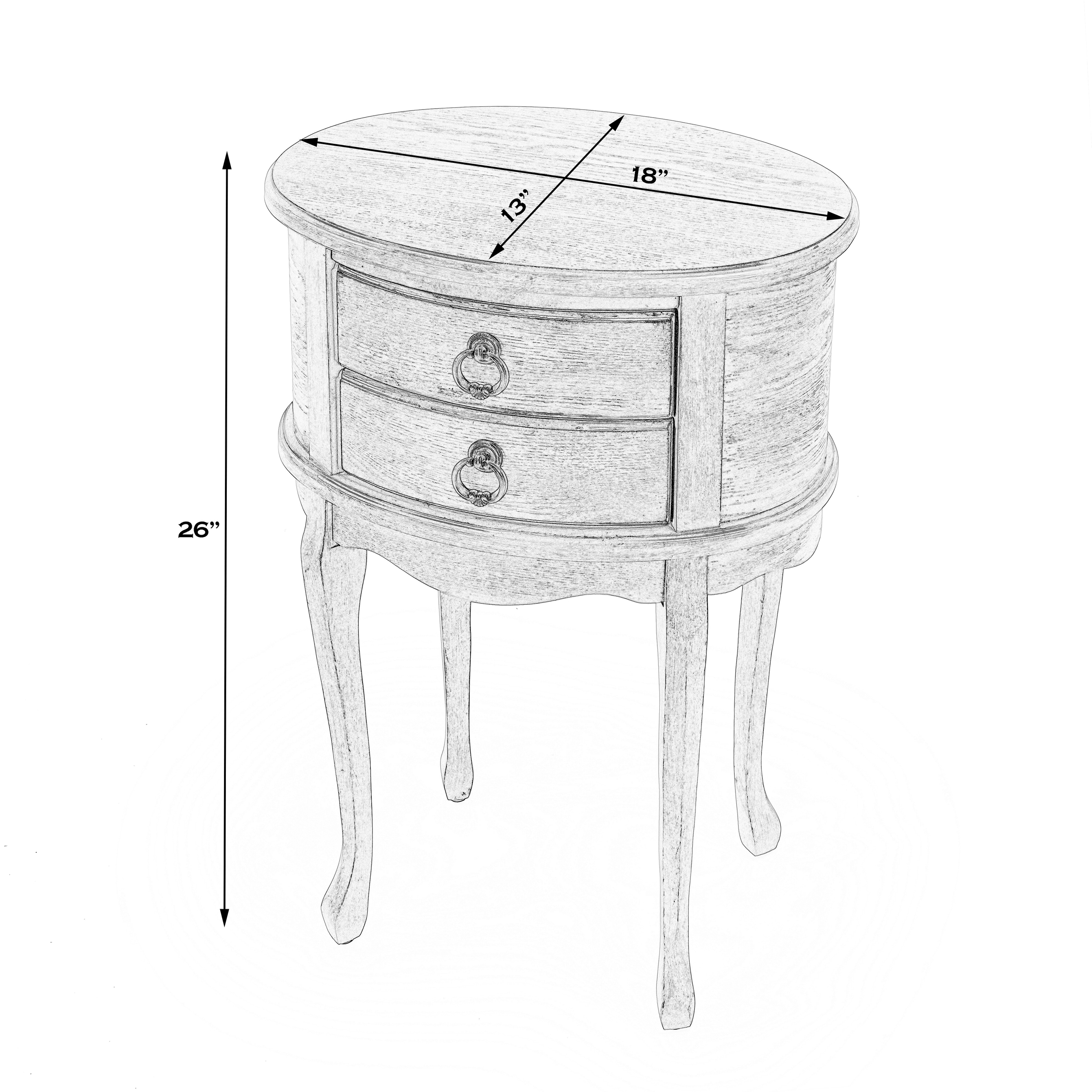 Whitley Oval Side Table