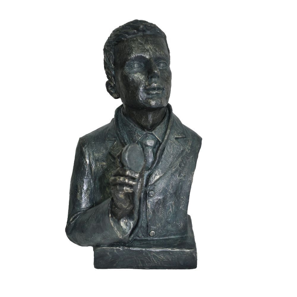 Patina Black Finish Doctor Statue Sculpture by Urban Port