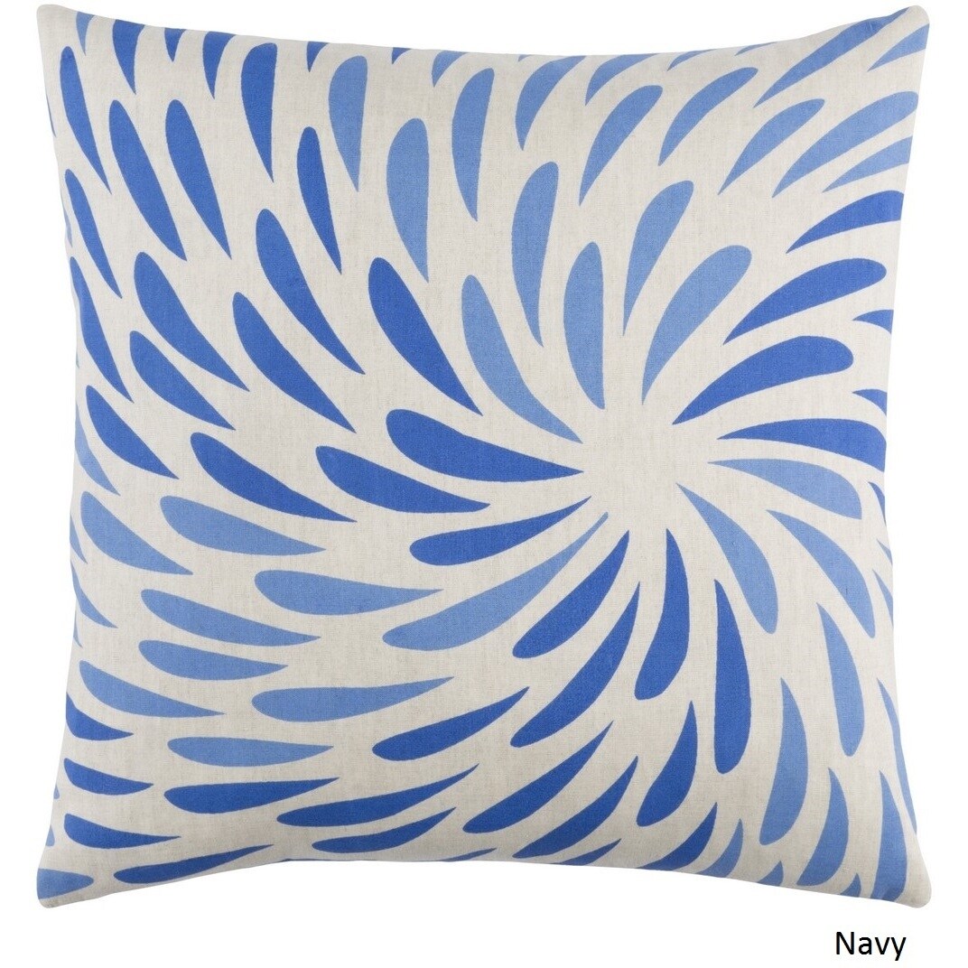 Decorative Pontoise 20-Inch Feather Down or Poly Filled Throw Pillow