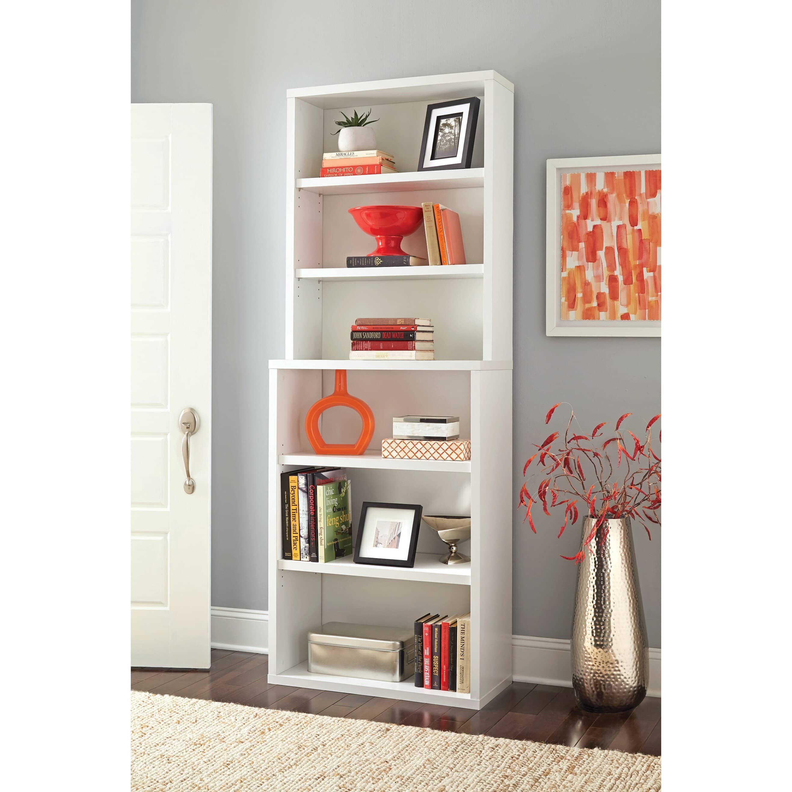 ClosetMaid Premium White 6-shelf Hutch Bookcase