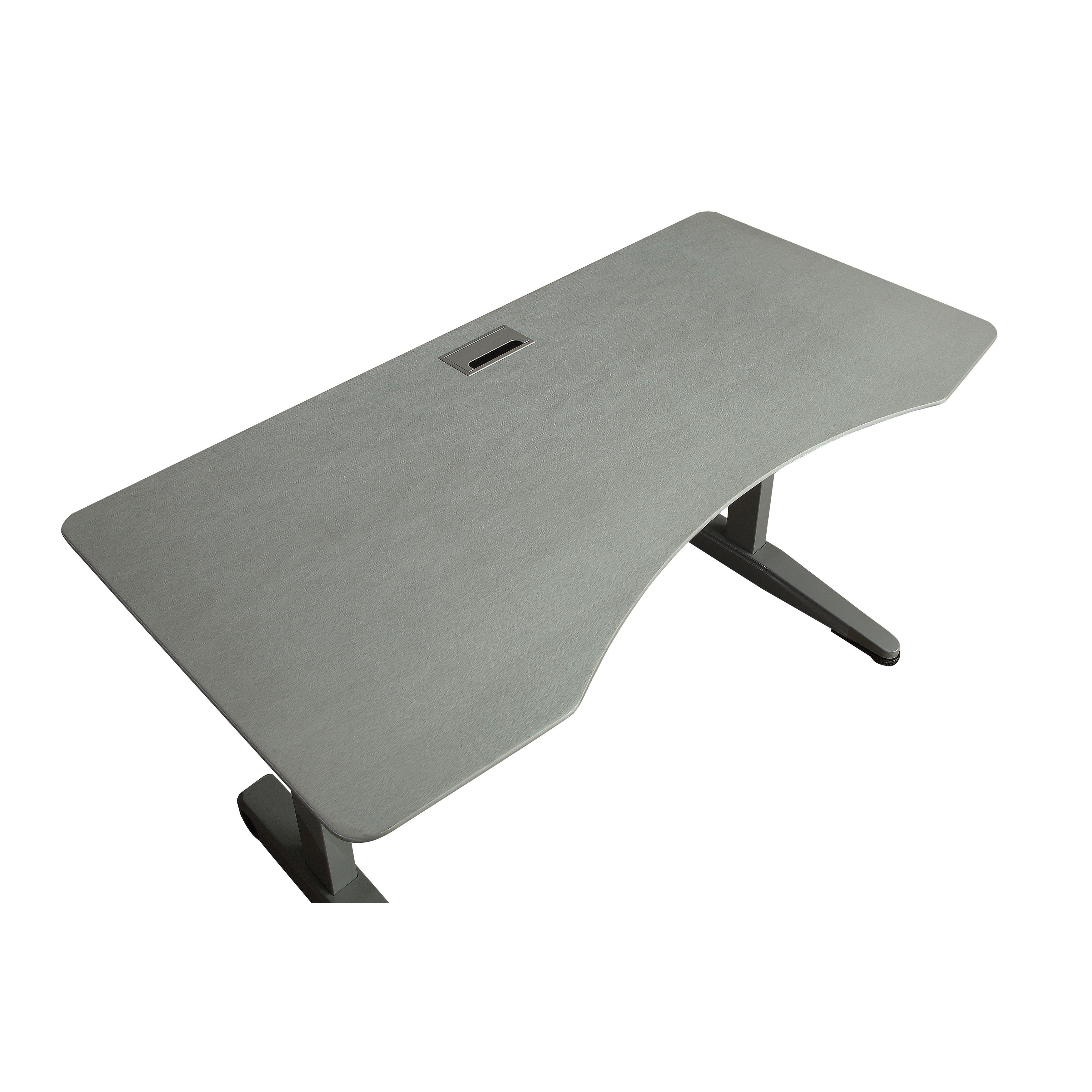 Glidene Modern Metal Lift Adjustable Standing Desk by Furniture of America