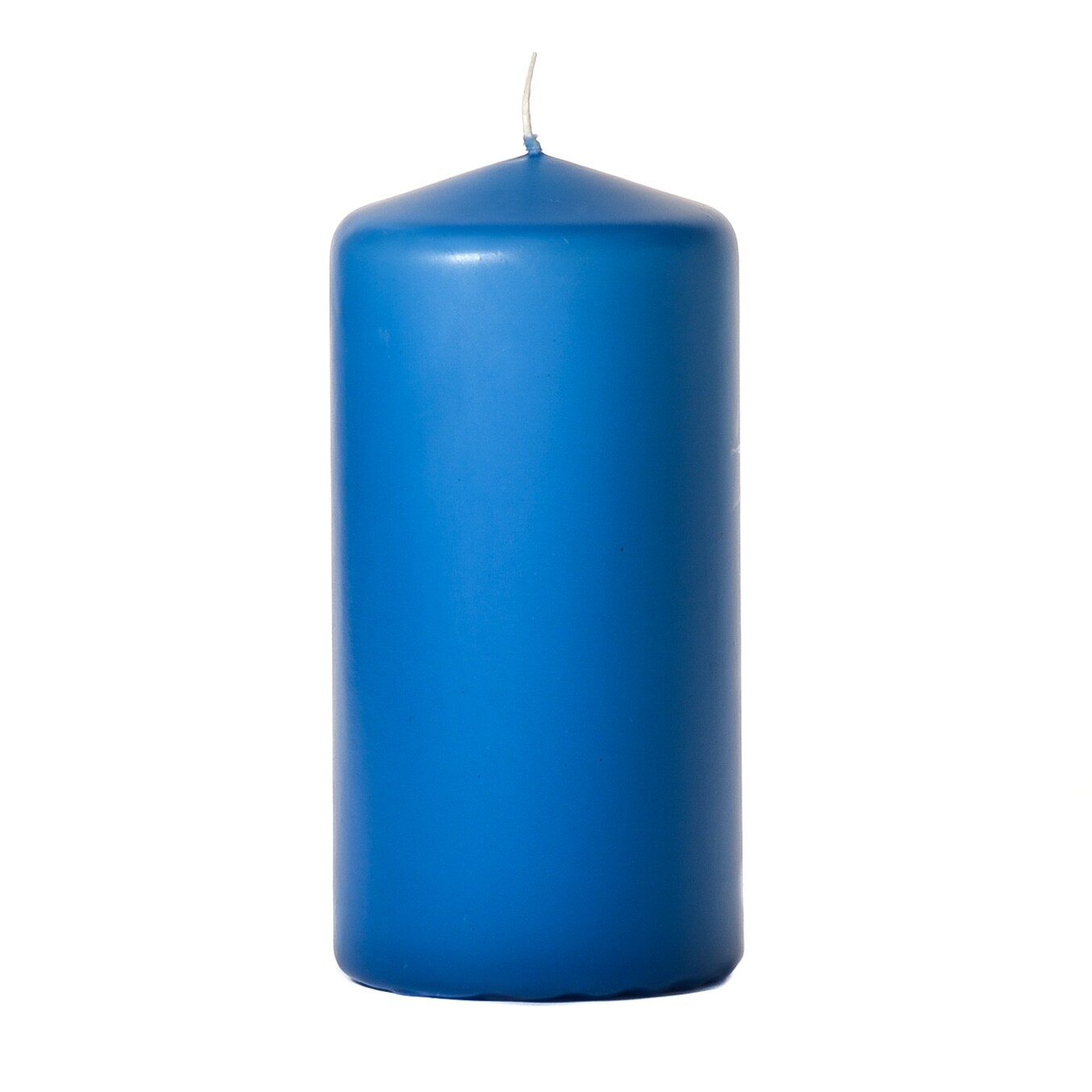 6 Pcs, 3x6 Colonial Blue Pillar Candles Unscented 3 in. diameterx6 in. tall - Colonial Blue