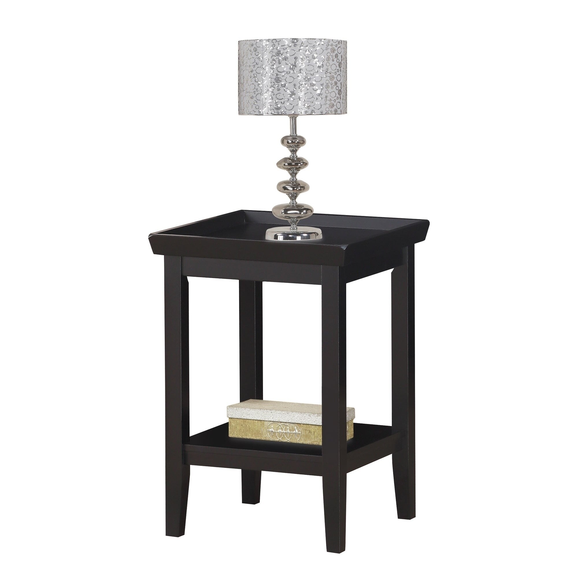 Porch and Den Luxembourg Rubberwood End Table