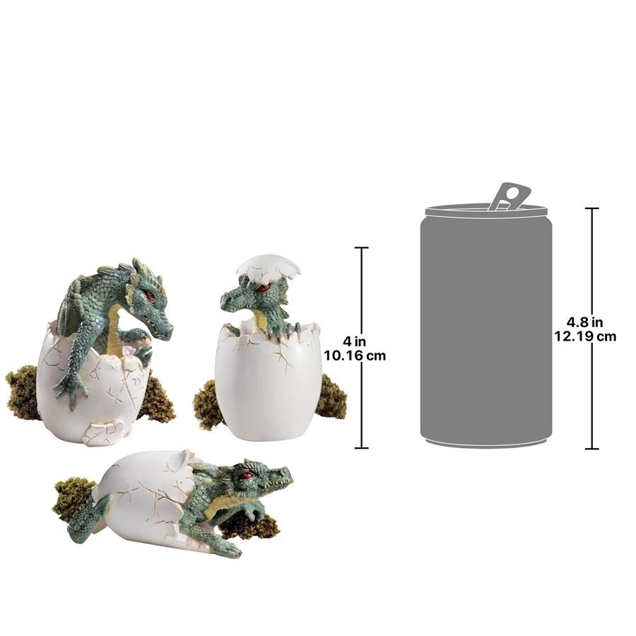 Design Toscano The Desktop Dragon Hatchlings: Set of Three