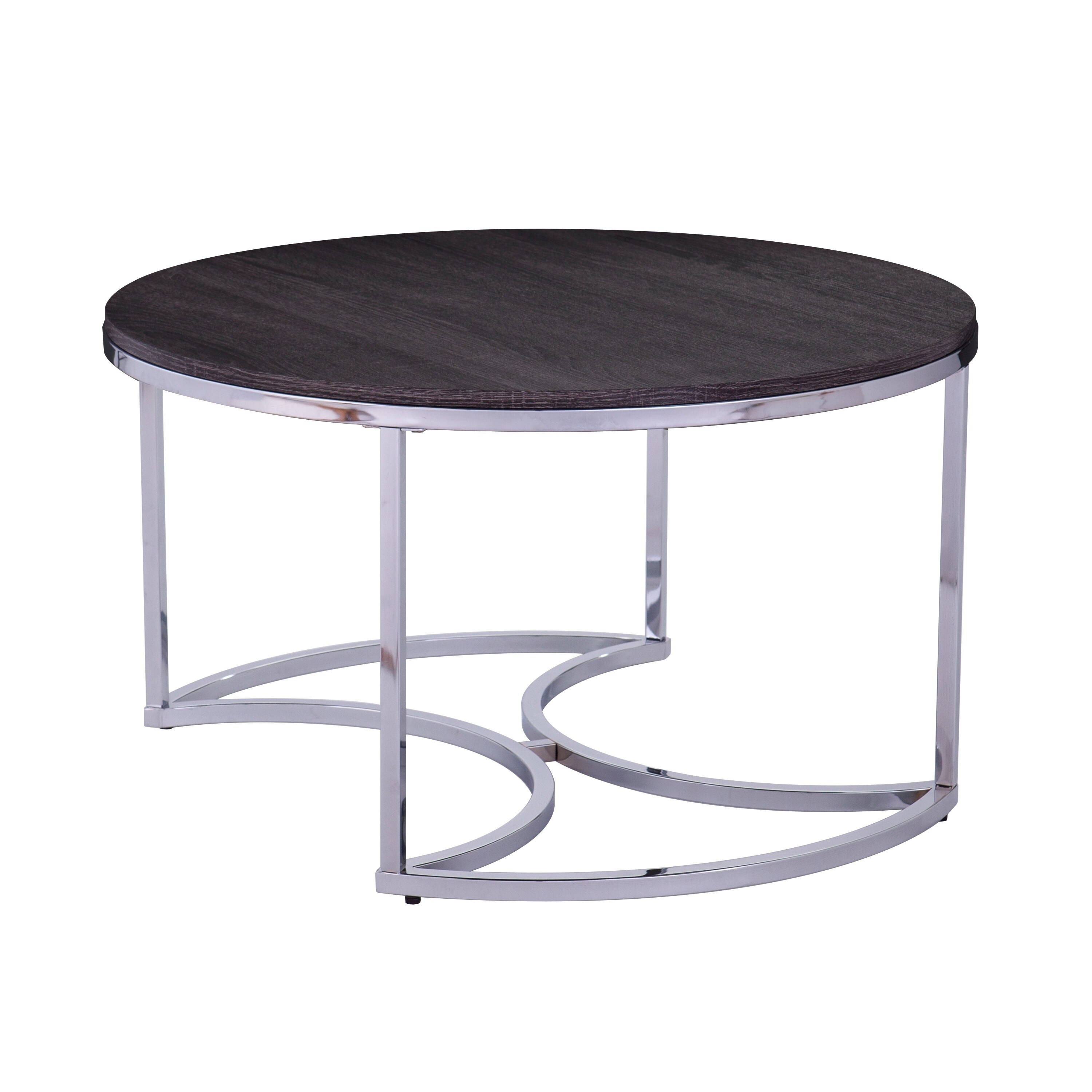 SEI Furniture Henderson Round 3-piece Nesting Coffee Table - Gold