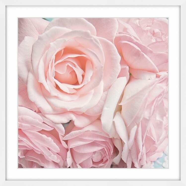 Marmont Hill - Handmade Pink Roses II Framed Print