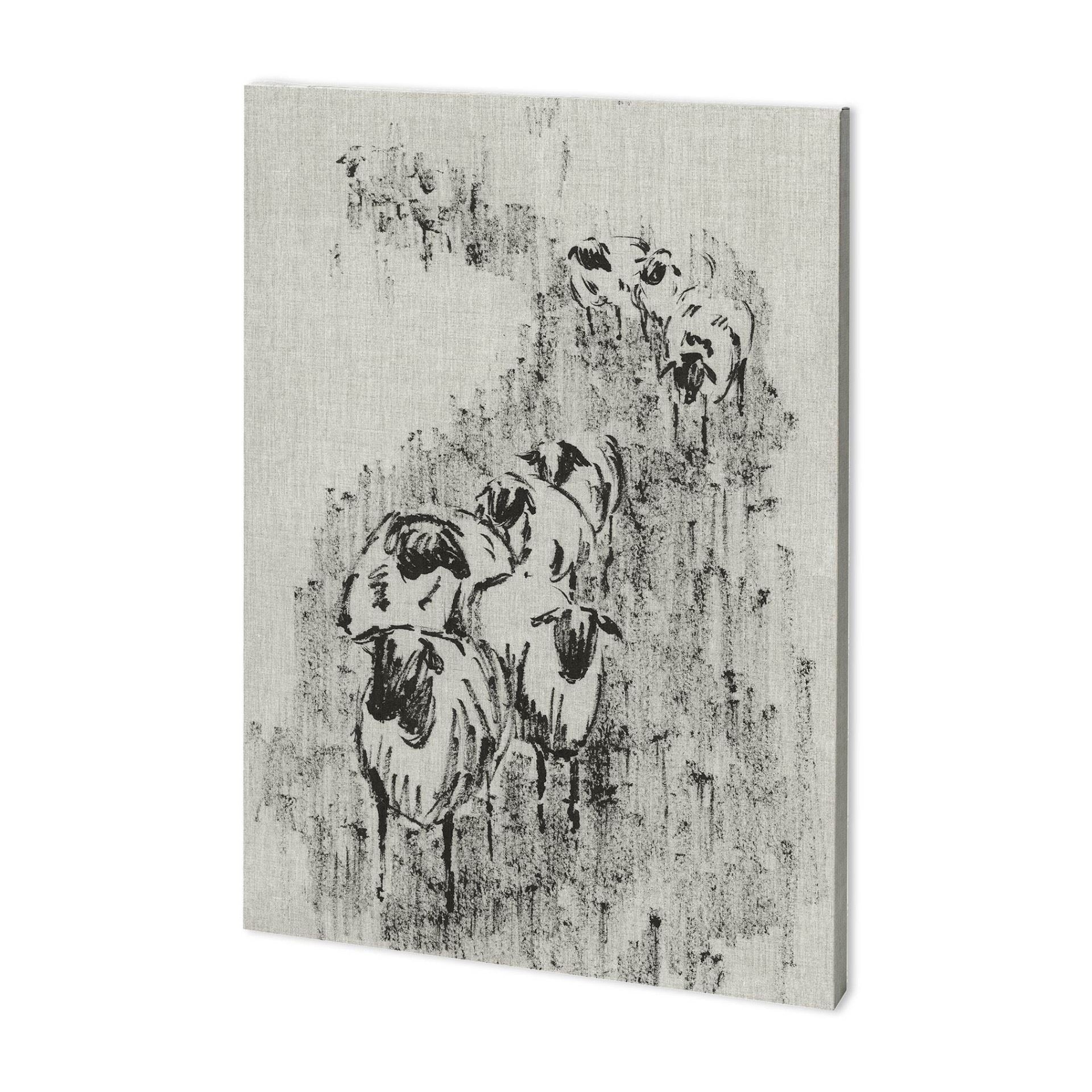 Mercana Sheep on the Way I (37 x 52) Made to Order Canvas Art