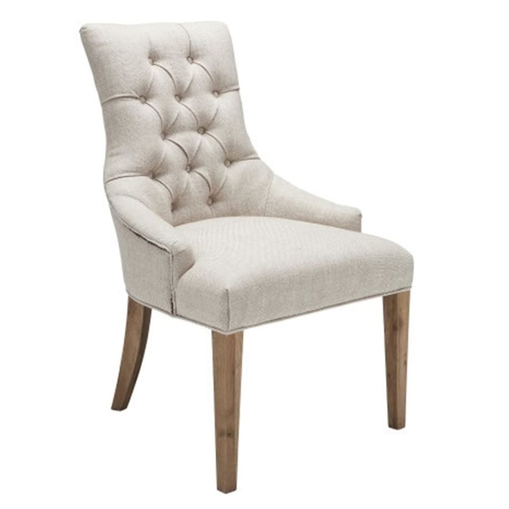 Jason Modern French Style Dining Chair-Linen Beige(SET OF 4)