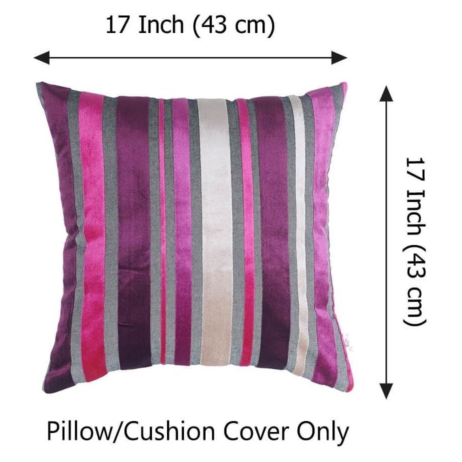 Silver Orchid Shearer Purple Luxurious Throw Decorative Pillow Case