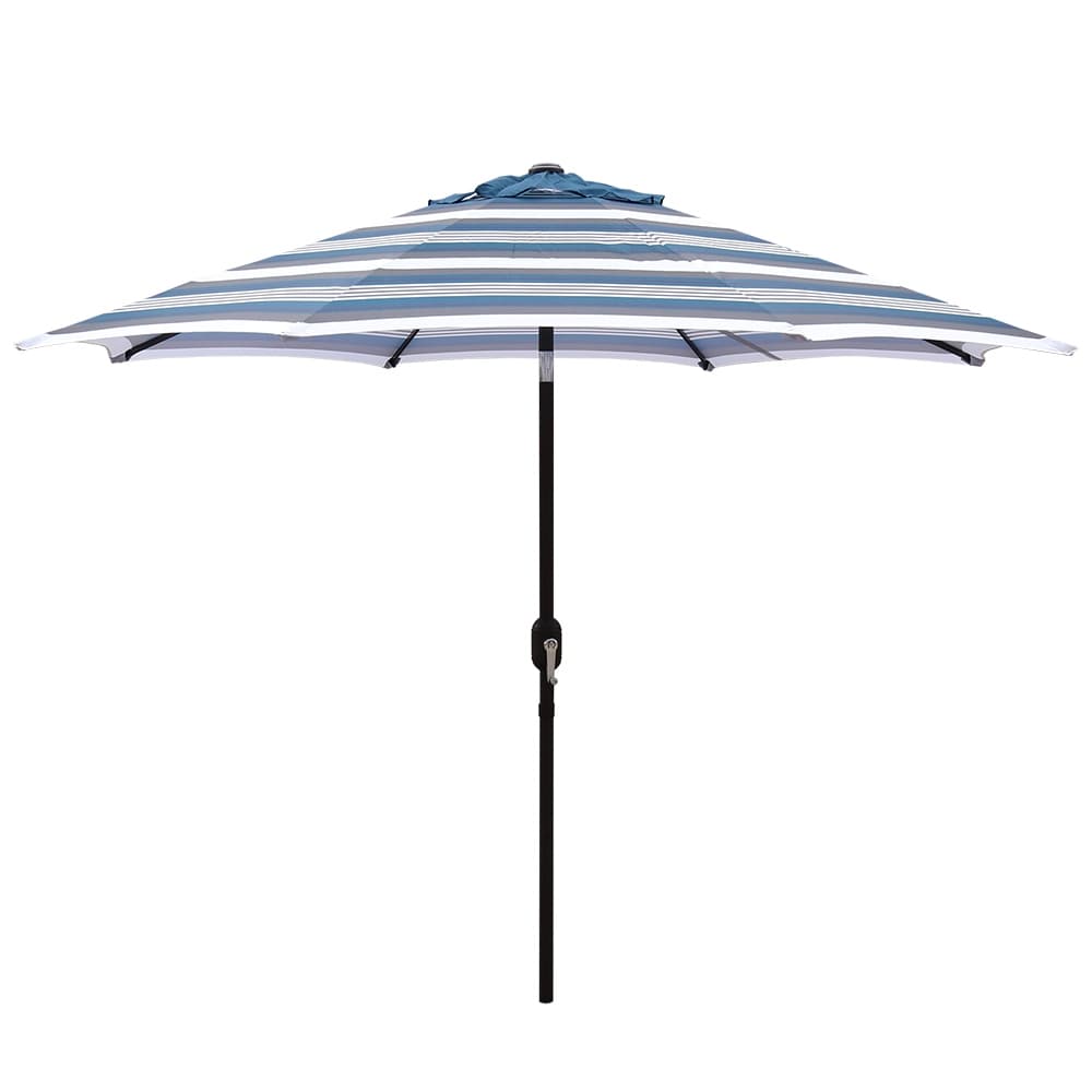 Maypex 9 Ft. Steel Crank and Tilt Pattern Market Patio Umbrella