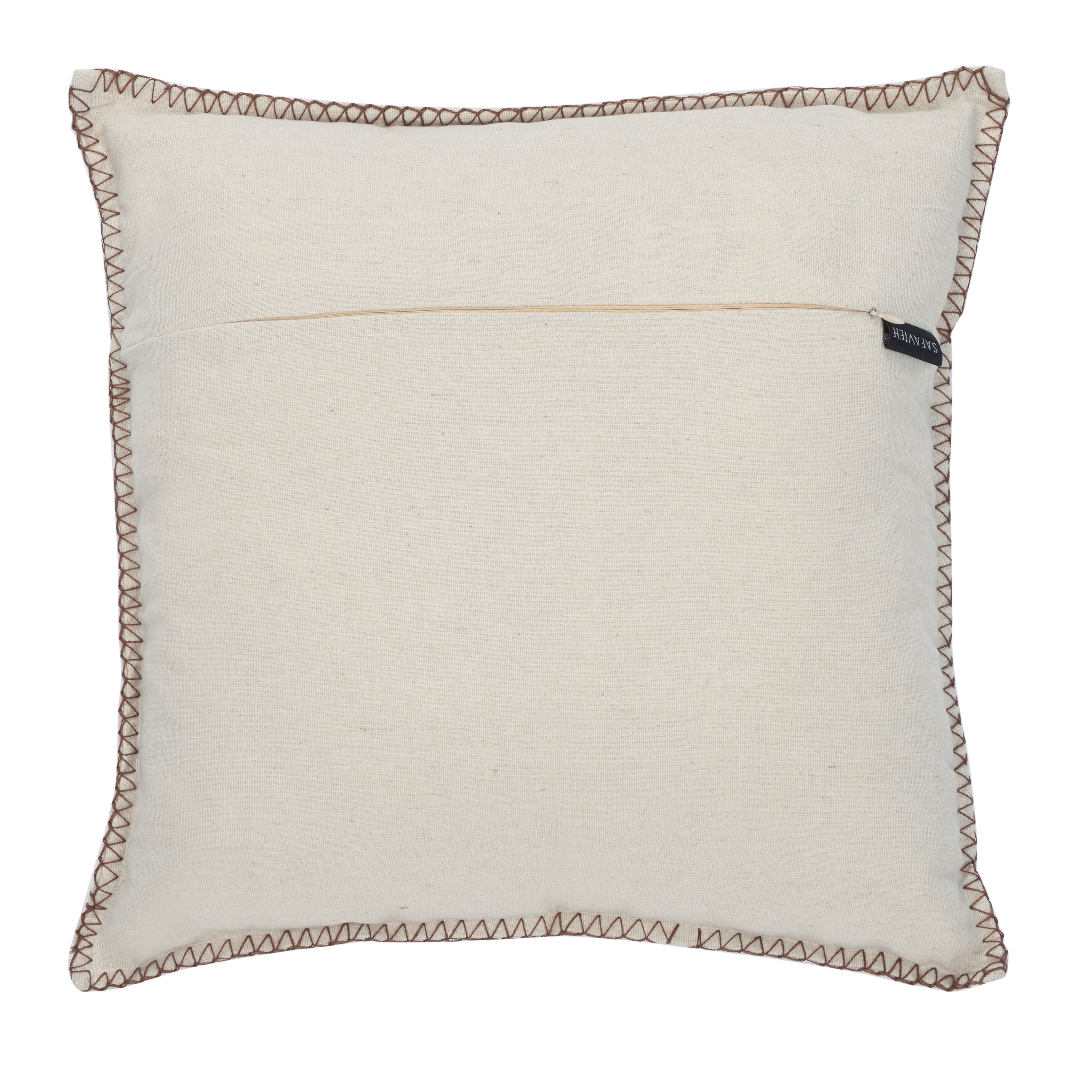 SAFAVIEH Della Seashell 18-inch Nautical Decorative Throw Pillow
