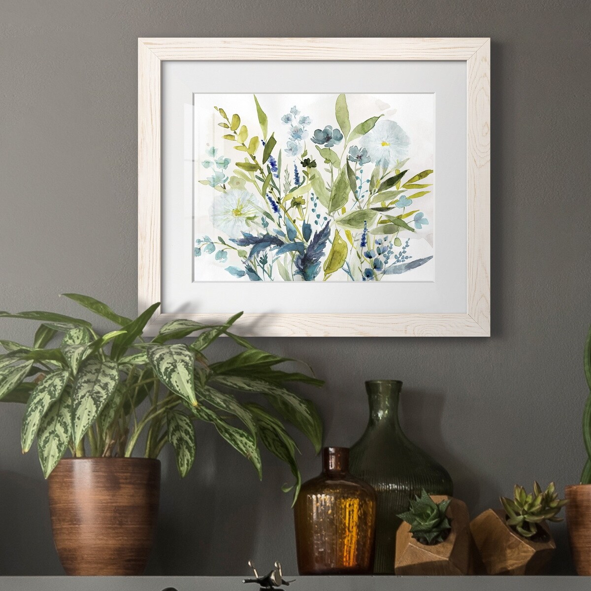 Olive Greens-Premium Framed Canvas - Ready to Hang