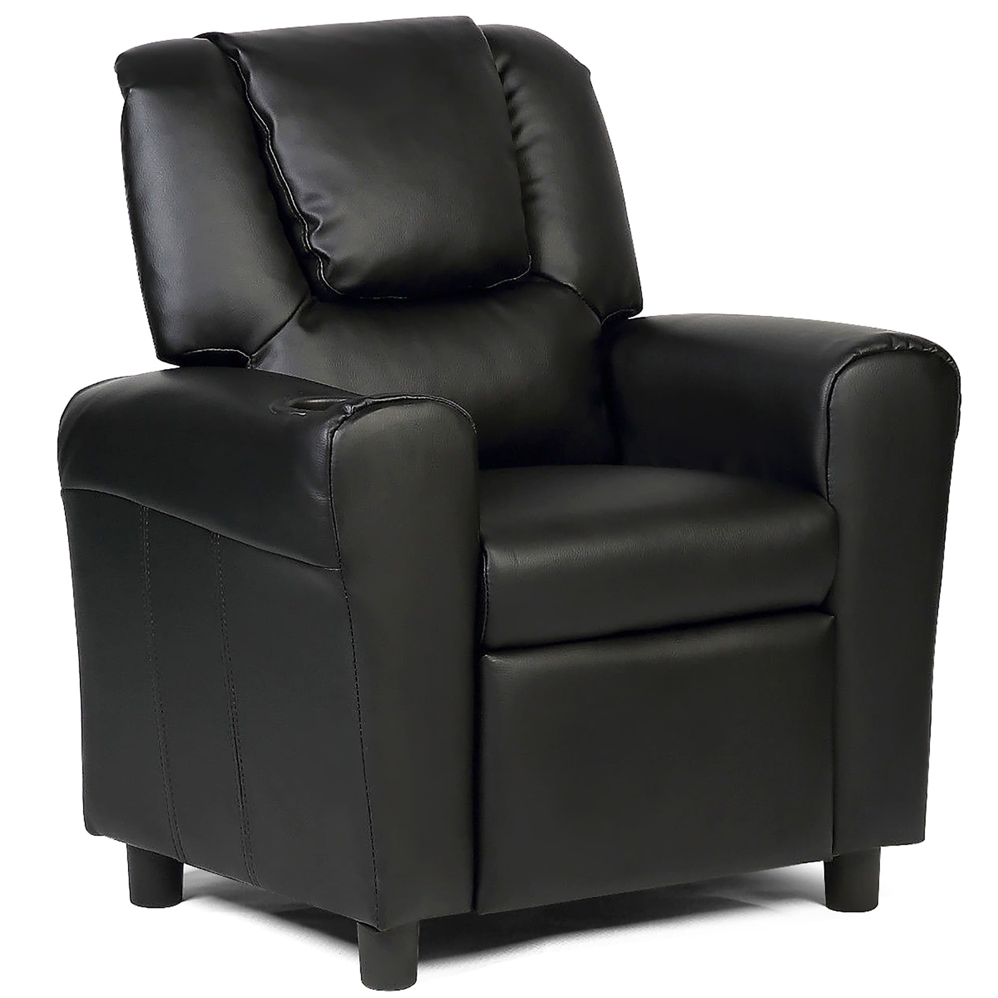 Kids Recliner Chair with Cup Holder Children Armrest Sofa