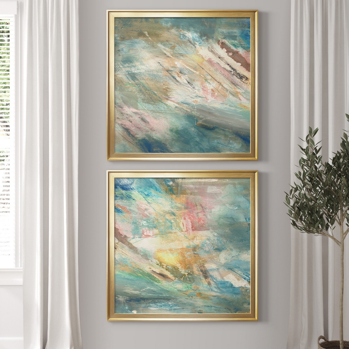 Upstate Sunrise I Premium Framed Canvas - Ready to Hang