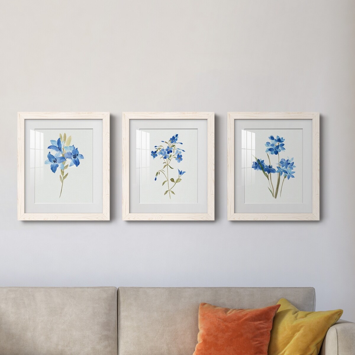 Blue Blossom Botanical I-Premium Framed Print - Ready to Hang