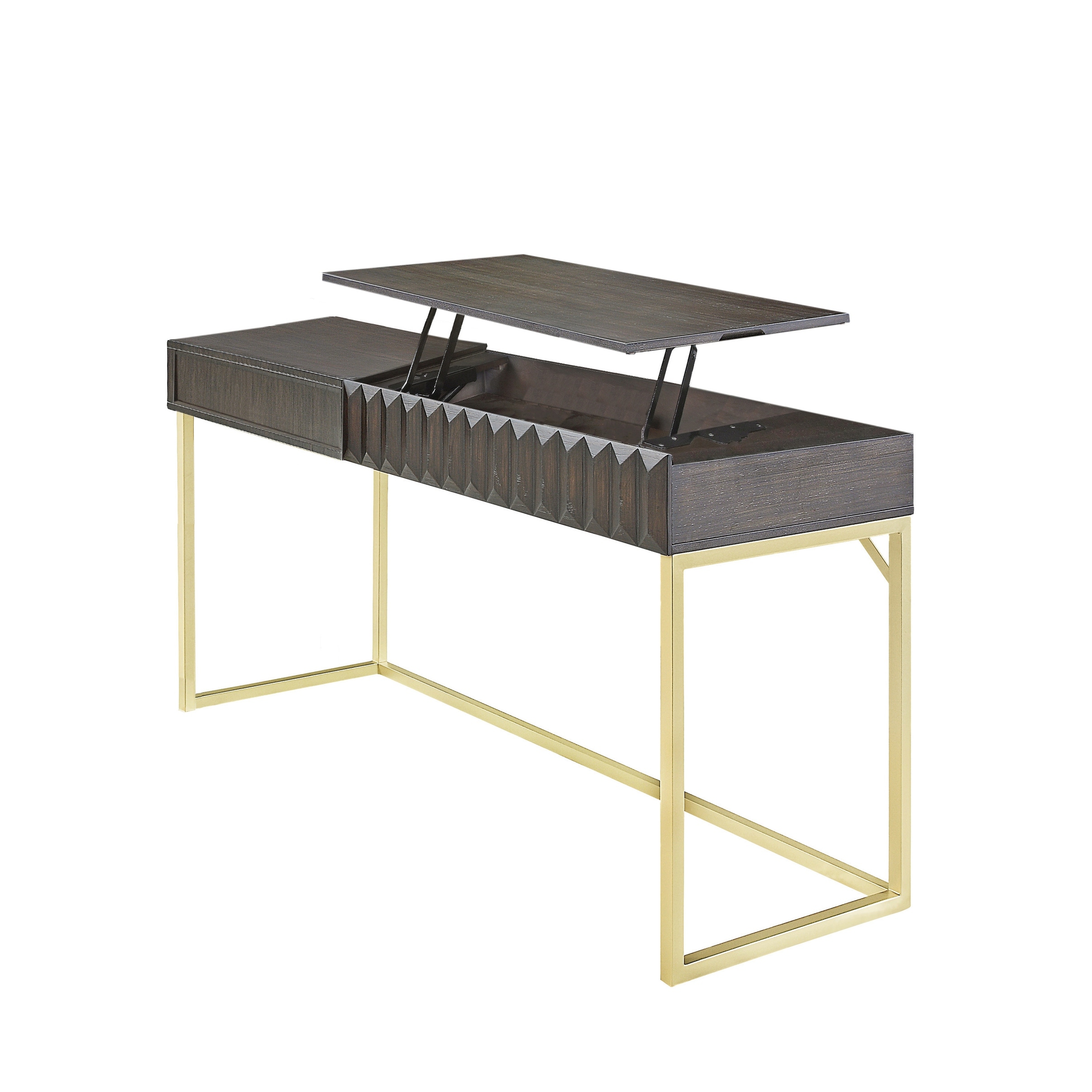 Bird Modern 57-inch Metal Lift-top Standing Desk by Furniture of America
