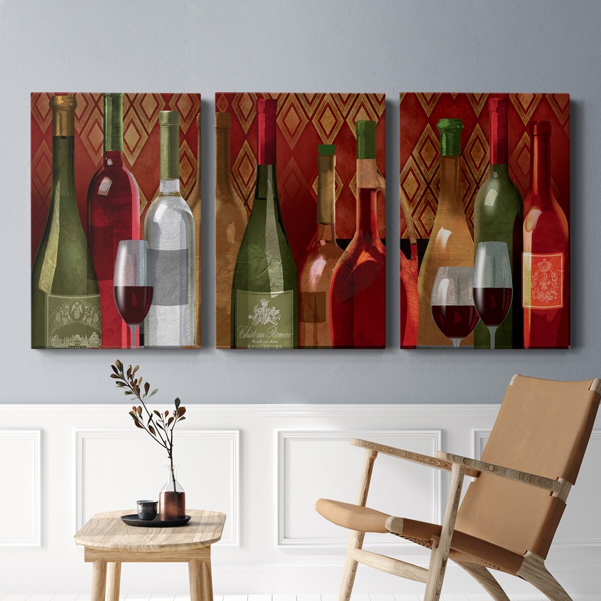 Wine Tasting- Premium Gallery Wrapped Canvas - Ready to Hang