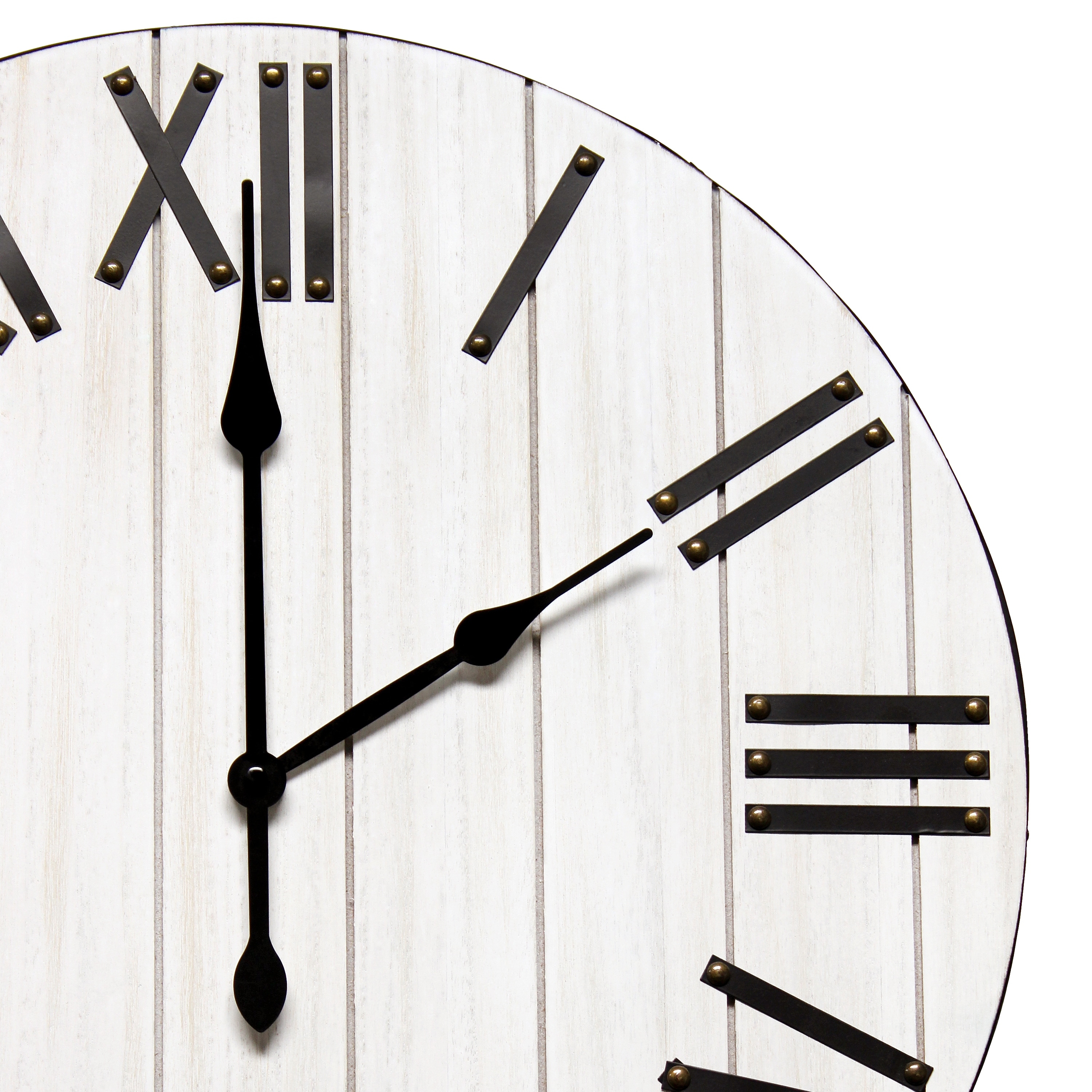 Elegant Designs Small Rustic Clock