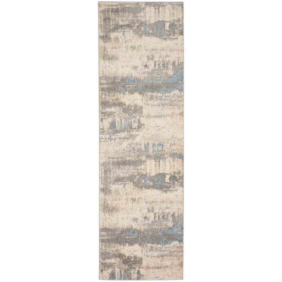 Nourison Solace Contemporary Distressed Abstract Area Rug