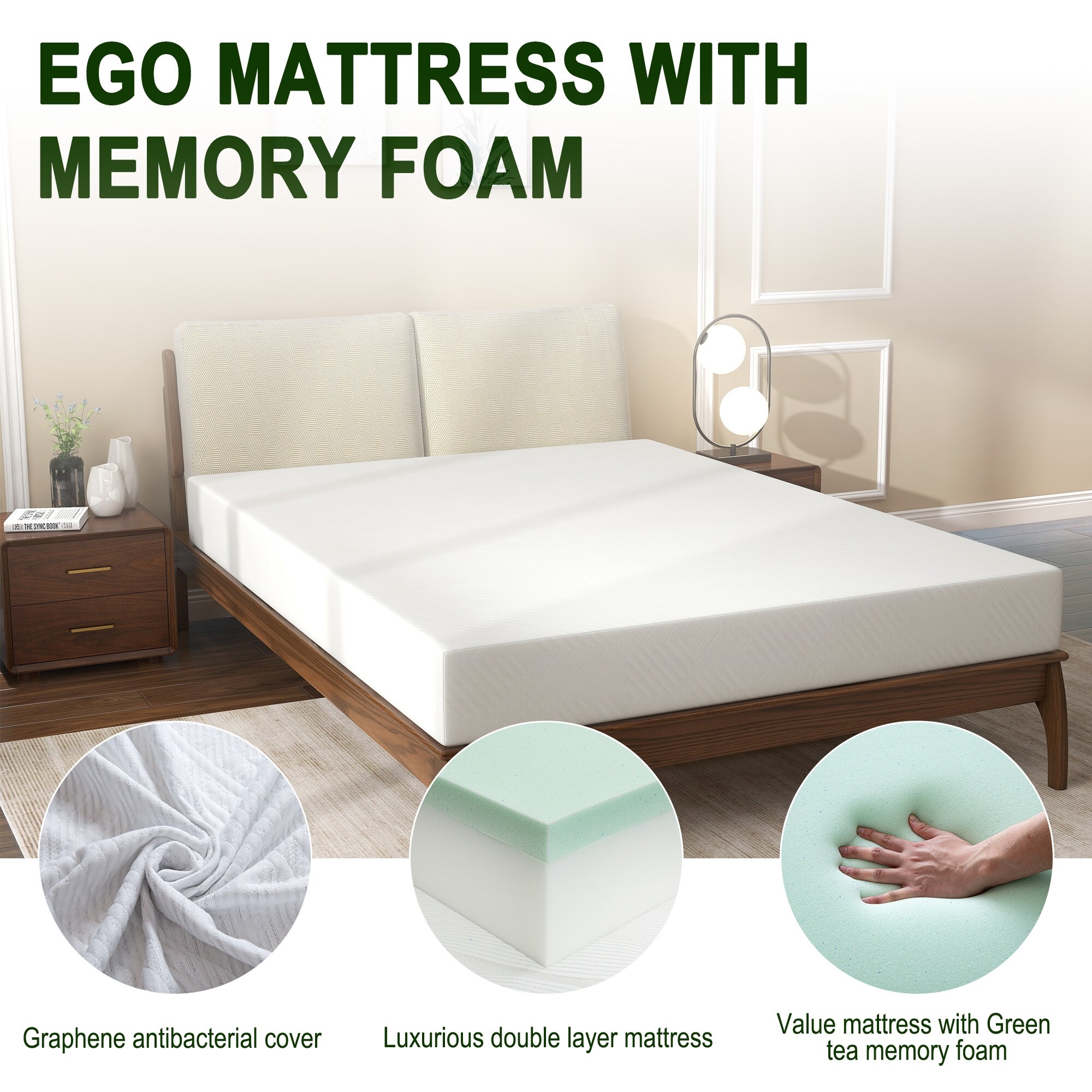 Full Bedroom Memory Foam Mattresses
