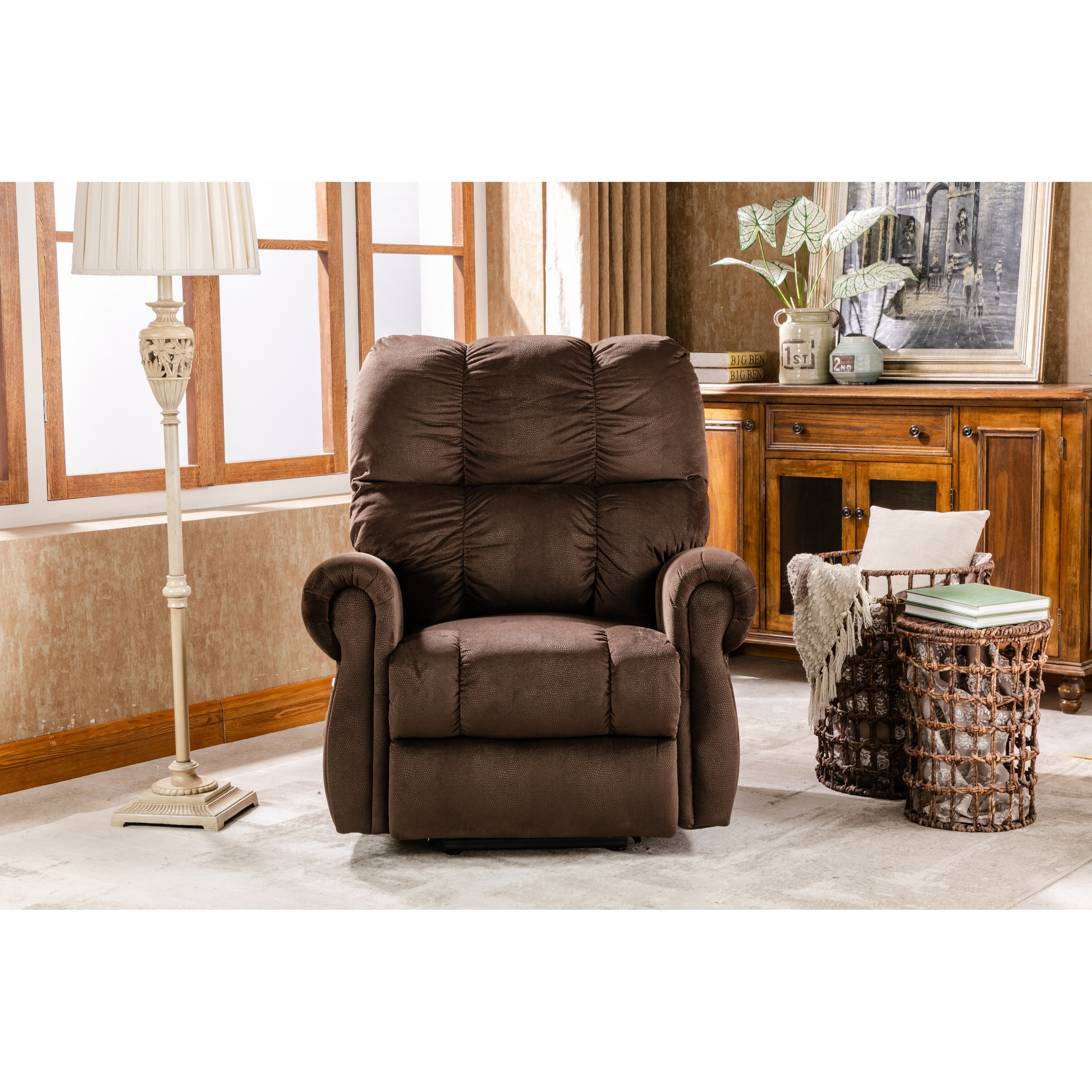 Electric Lift Recliner with Heat Therapy and Massage for the elderly