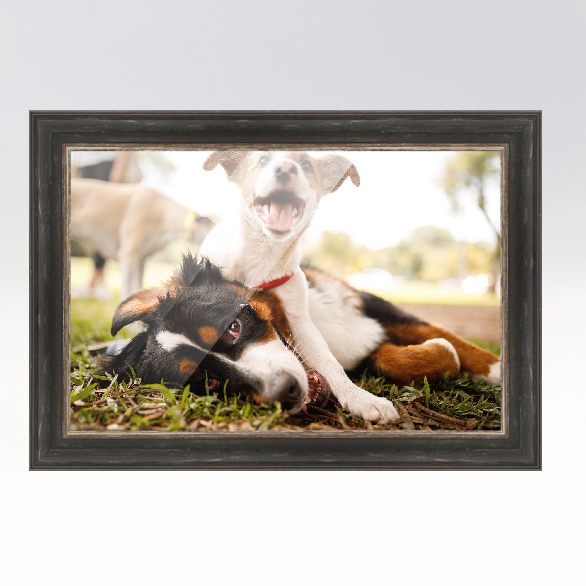 23x35 Black Picture Frame - Wood Picture Frame Complete with UV