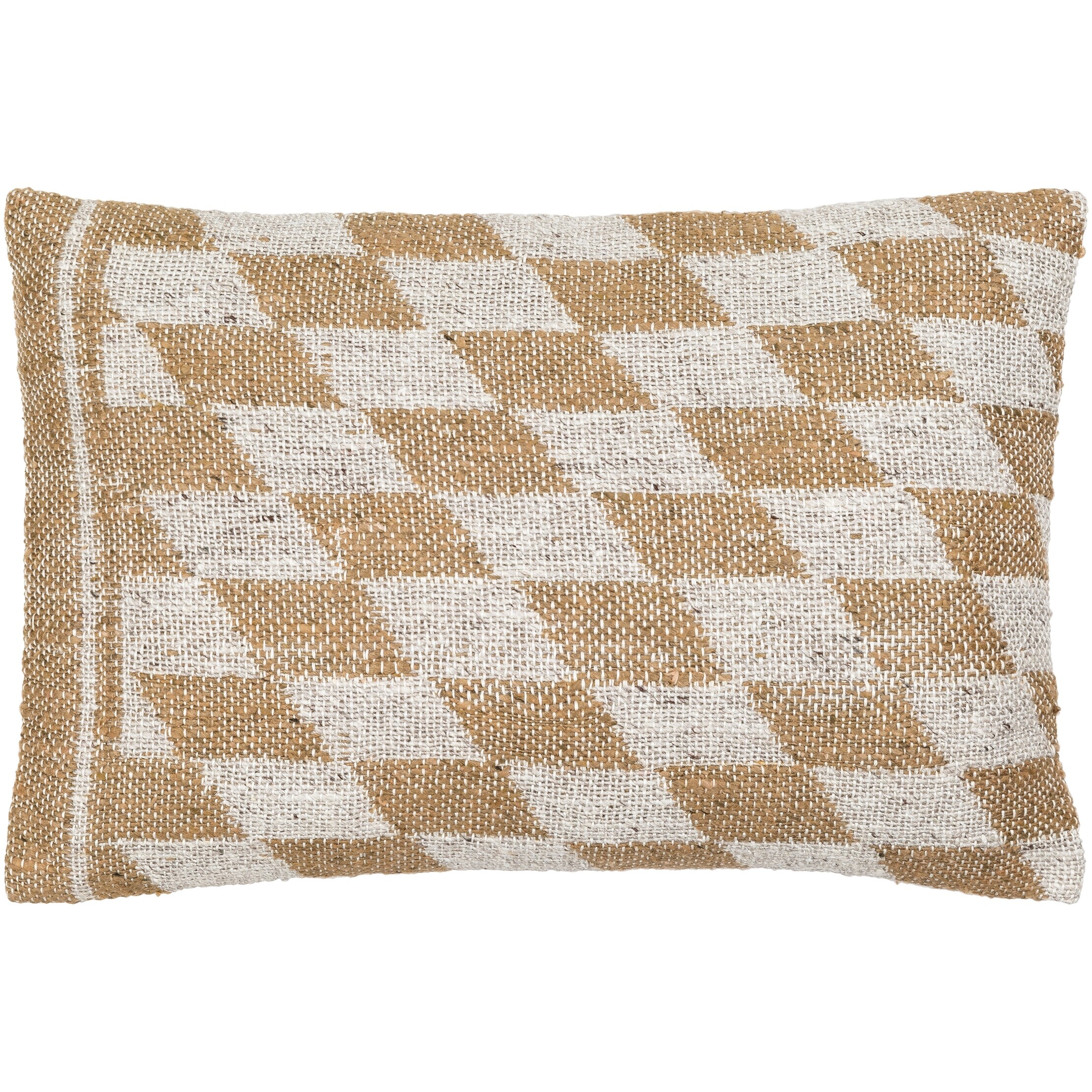 Celeste Diagonal Checkered Geometric Throw Pillow