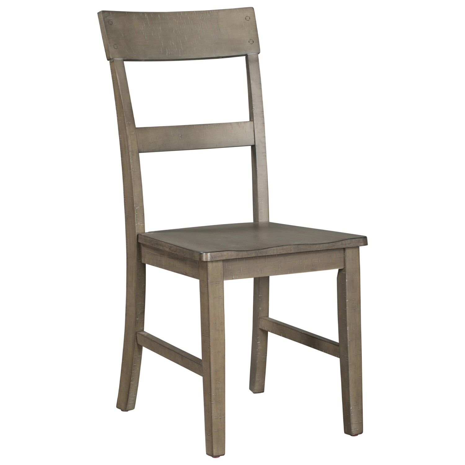 Wood Dining Chairs with Ergonomic Design, Set of 6 - Gray
