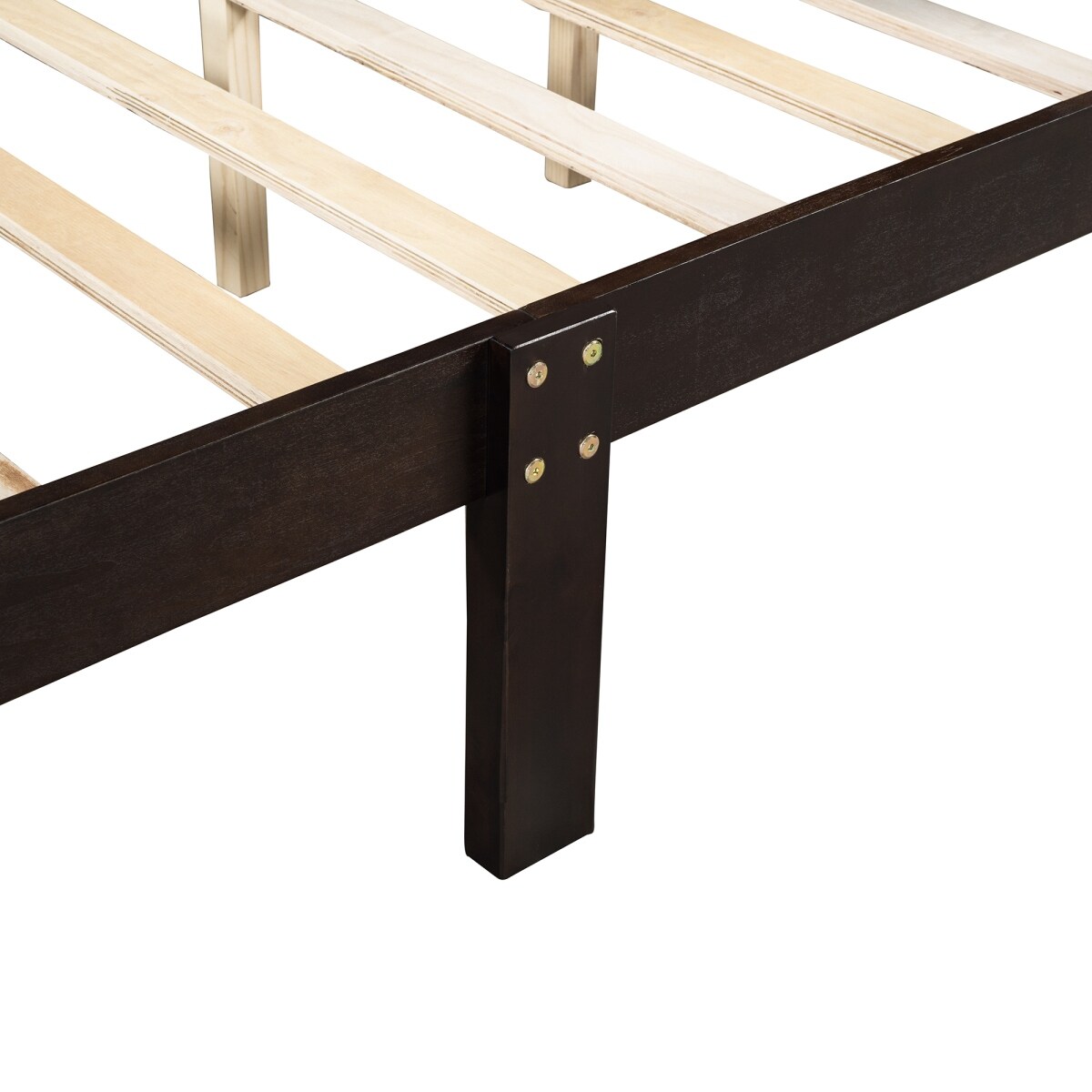 Queen Wood Bed Frame with Slat Support