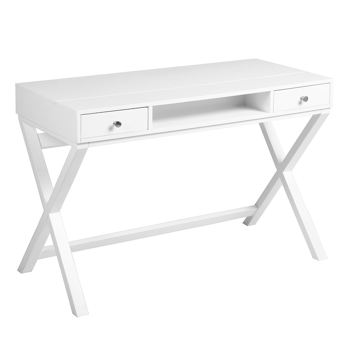 Lift Desk with 2 Drawer , Computer Desk for Home Office, Living Room
