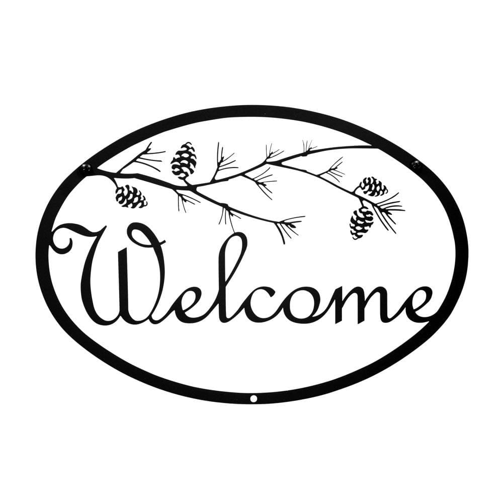 Pinecone - Welcome Sign