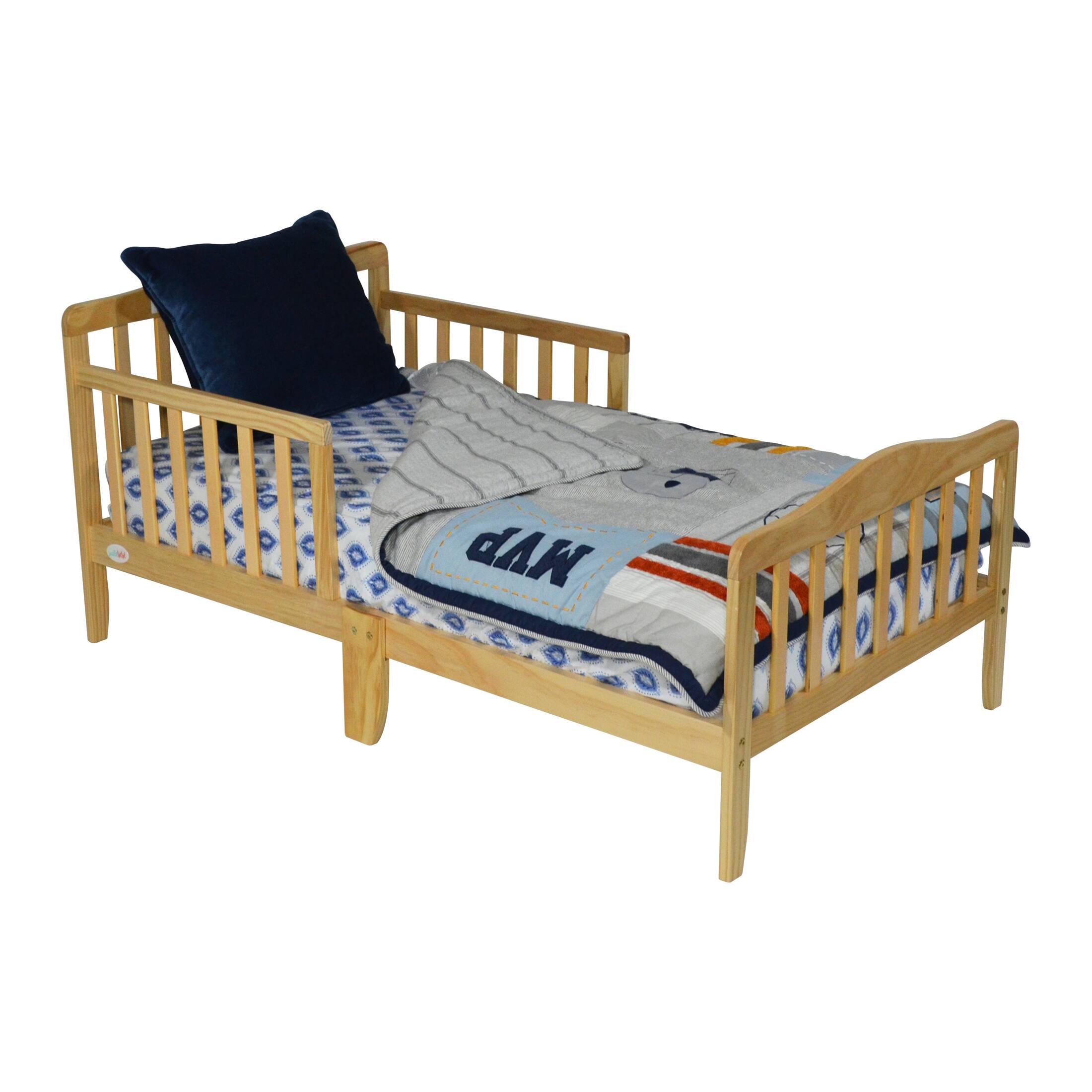 Kids Bed Toddler Bed with Fence for Kids Room