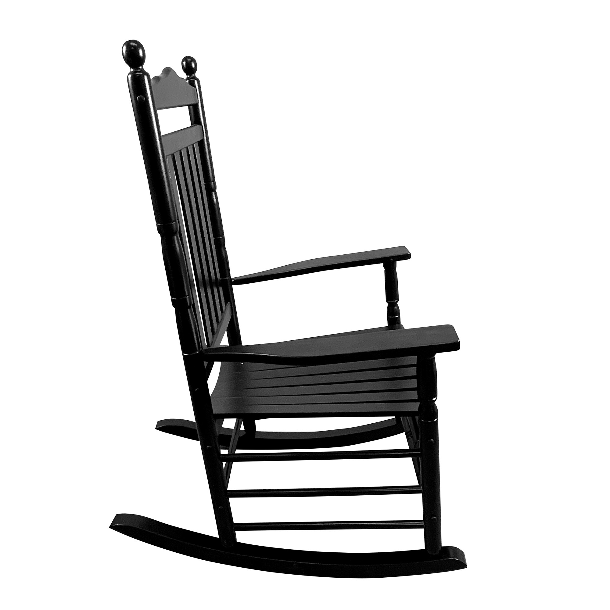 Balcony Porch Adult Rocking Chair Black