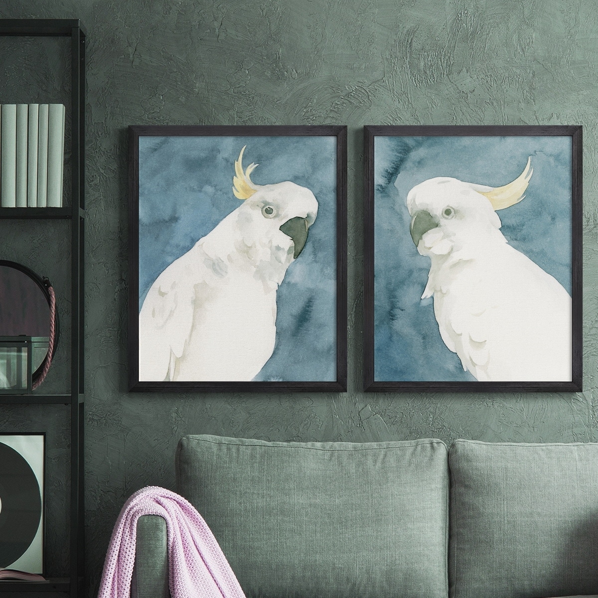 Cockatoo Portrait I Premium Framed Canvas - Ready to Hang