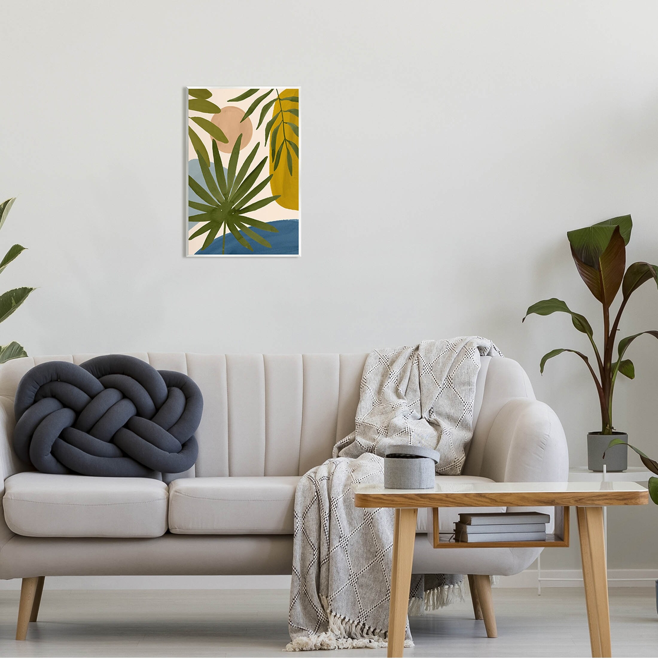 Stupell Various Palm Leaves Geometric Wall Plaque Art, Design by Victoria Barnes
