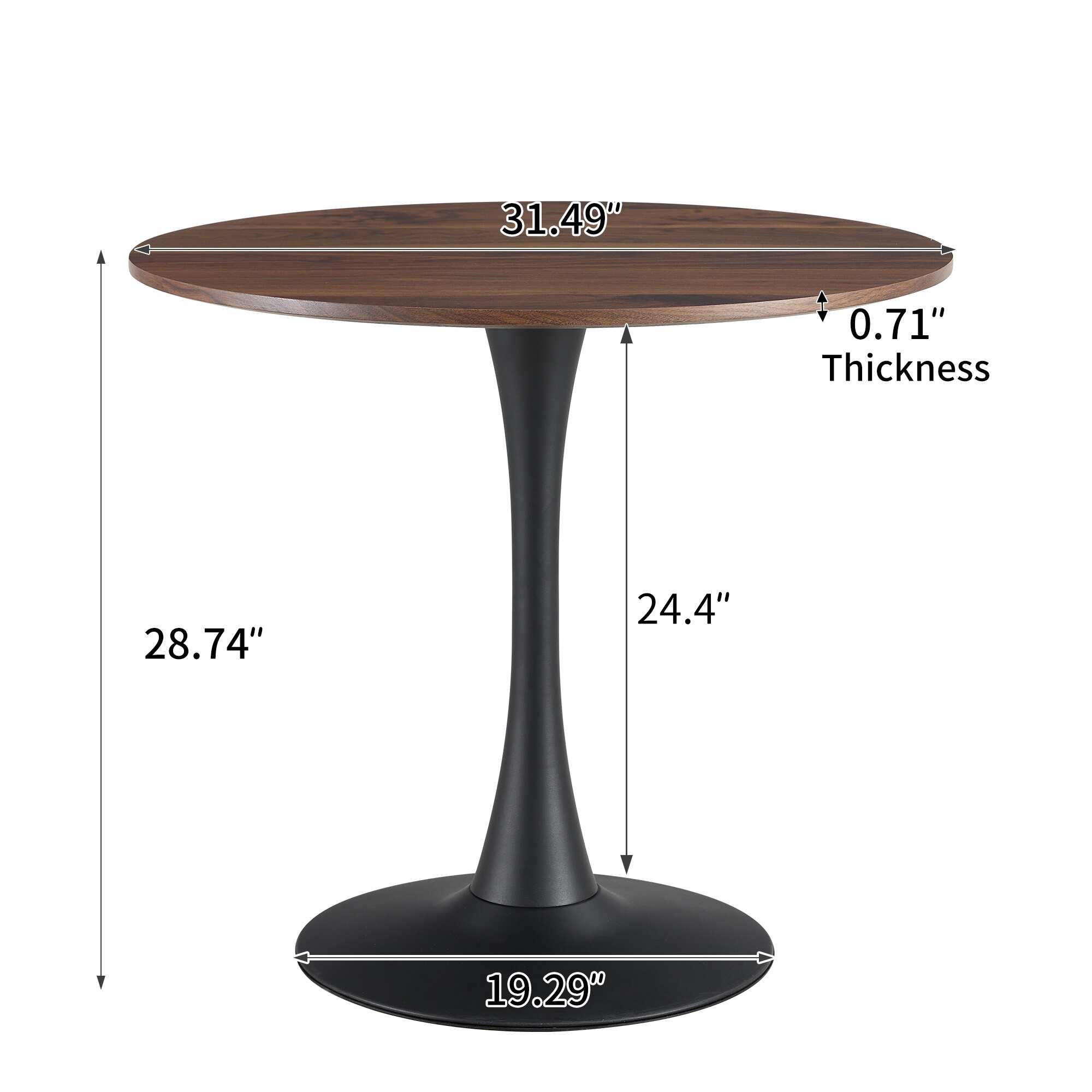 Modern Simple Tulip Dining Table,Round