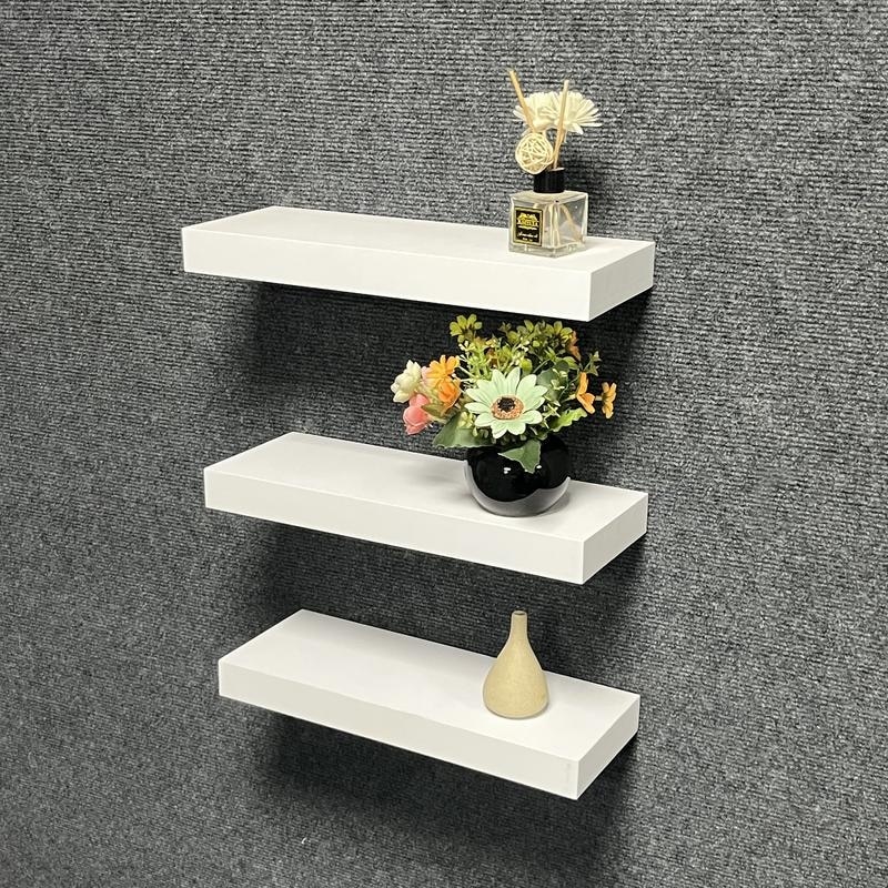 3 Pieces Floating MDF Wall Shelves