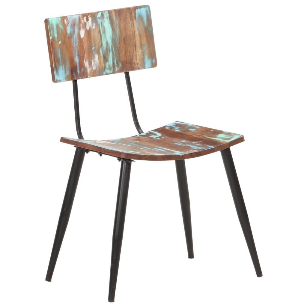vidaXL Dining Chairs 2/4 pcs Solid Reclaimed Wood/Solid Wood Mango
