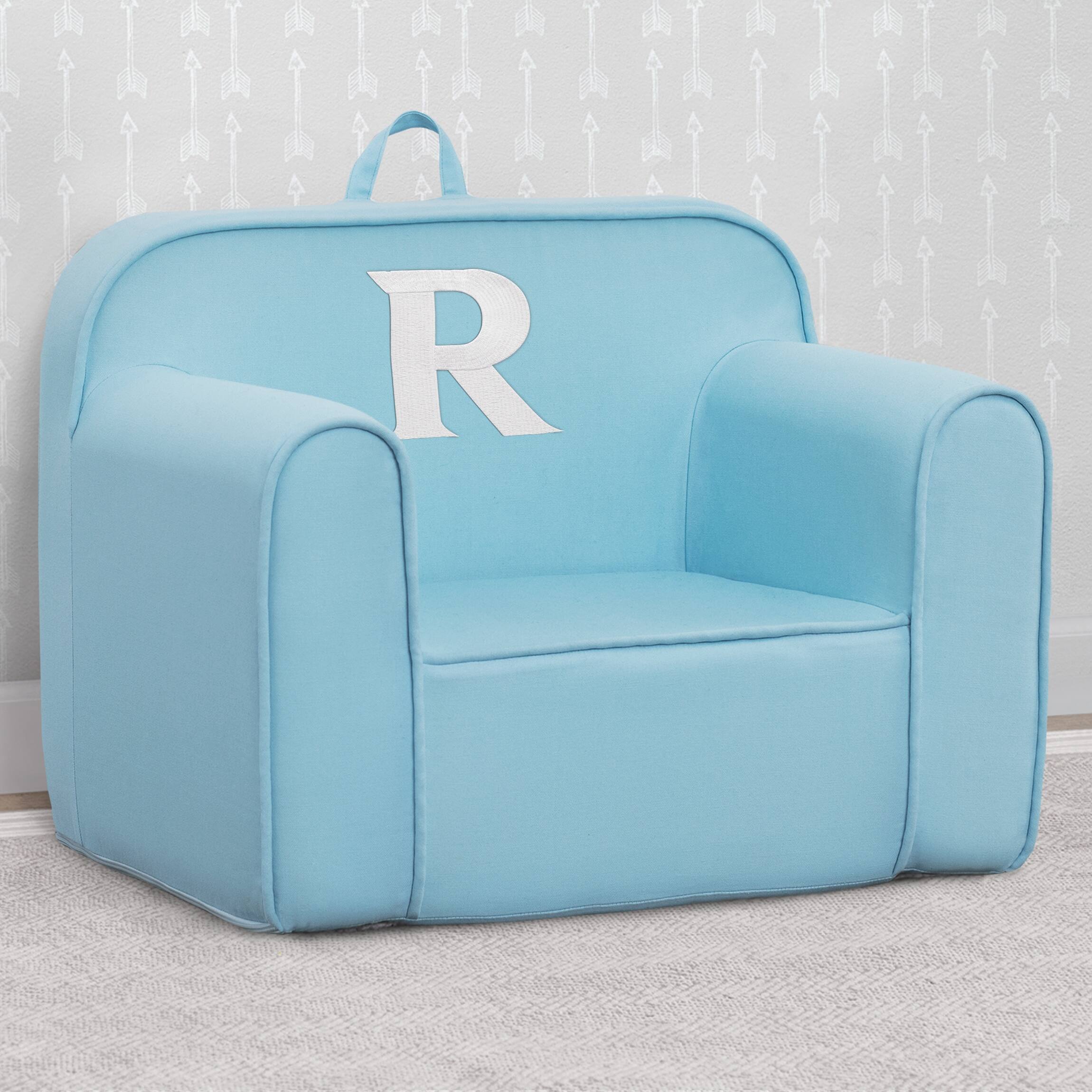 Delta Children Personalized Monogram Cozee Chair - Customize with Letter R