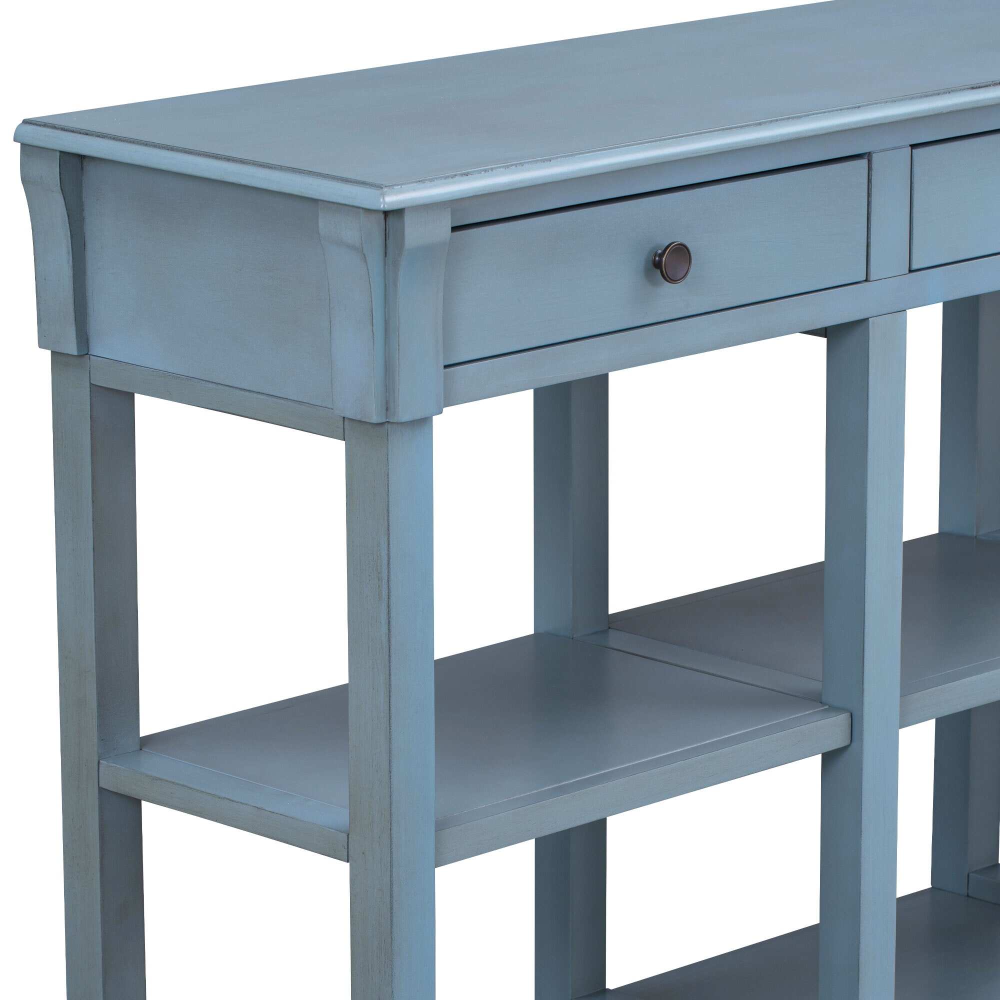 Retro Console Table with Ample Storage