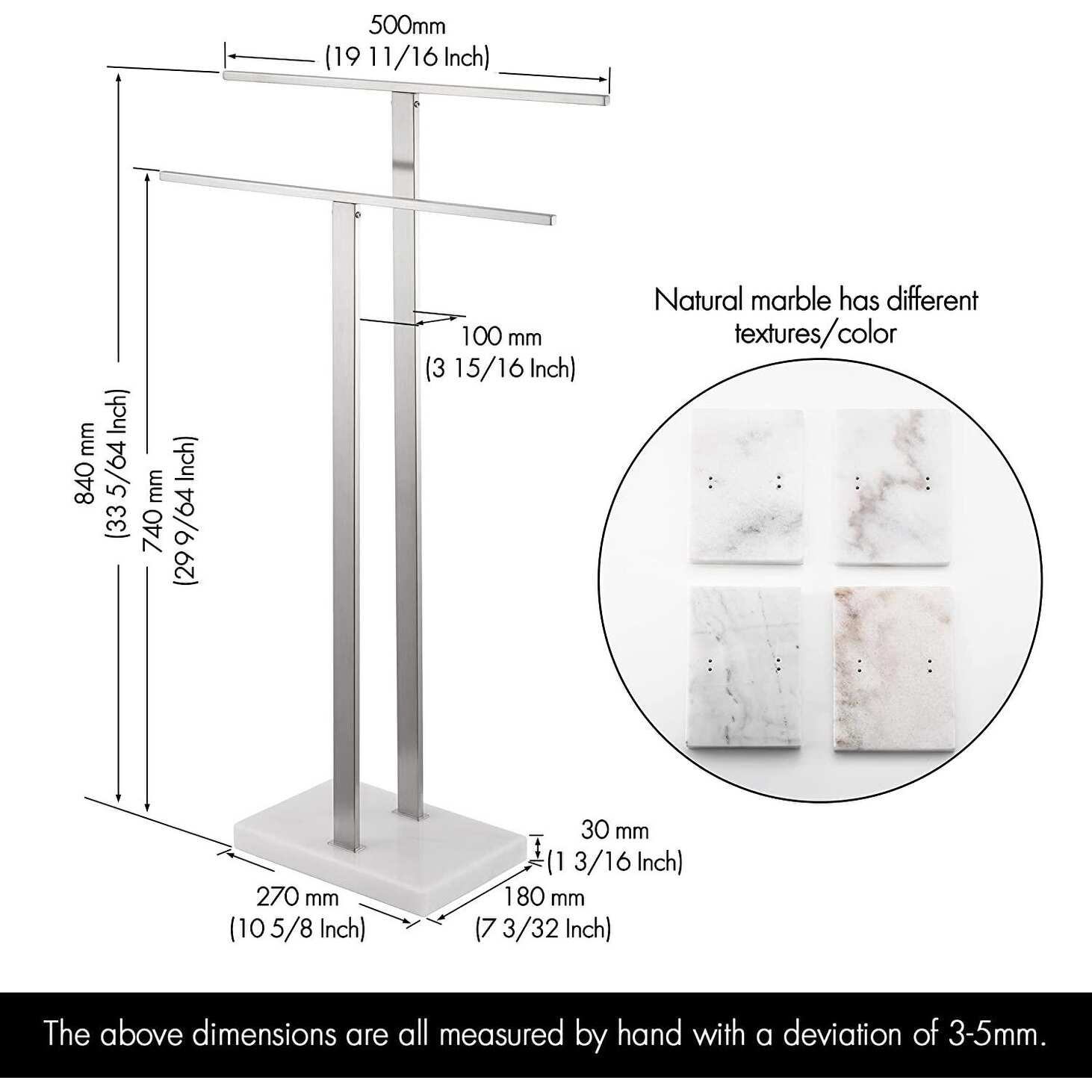 American Imaginations 20-in. W Towel Rack