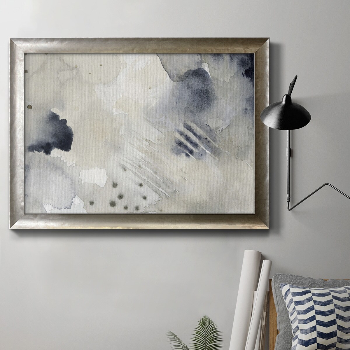 Dried Bergamot in Mist III Premium Framed Canvas- Ready to Hang