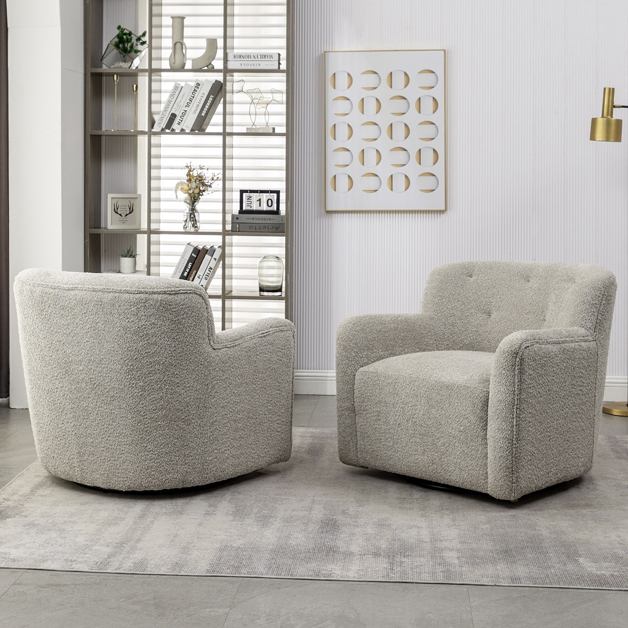 32.5" Wide Upholstered Accent Armchair (Set of 2) - 30'' H X 32.5'' W X 33.9'' D