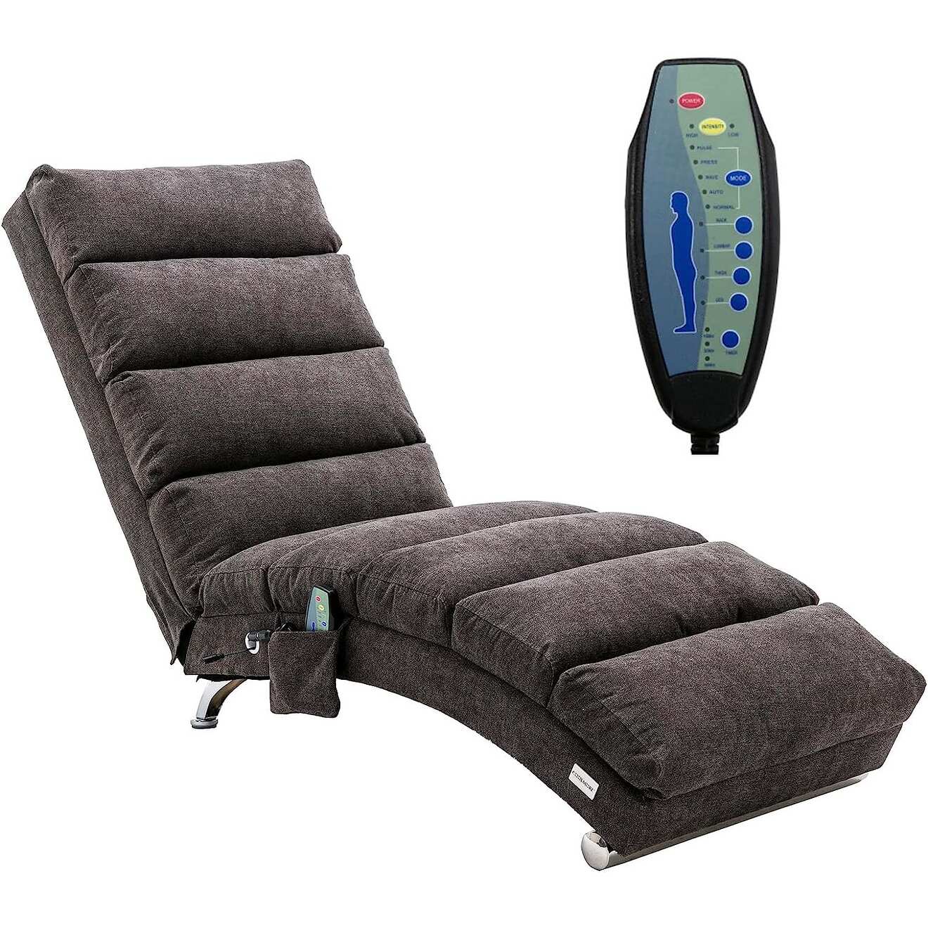 Modern Electric Recliner Linen Chaise Lounge Chair